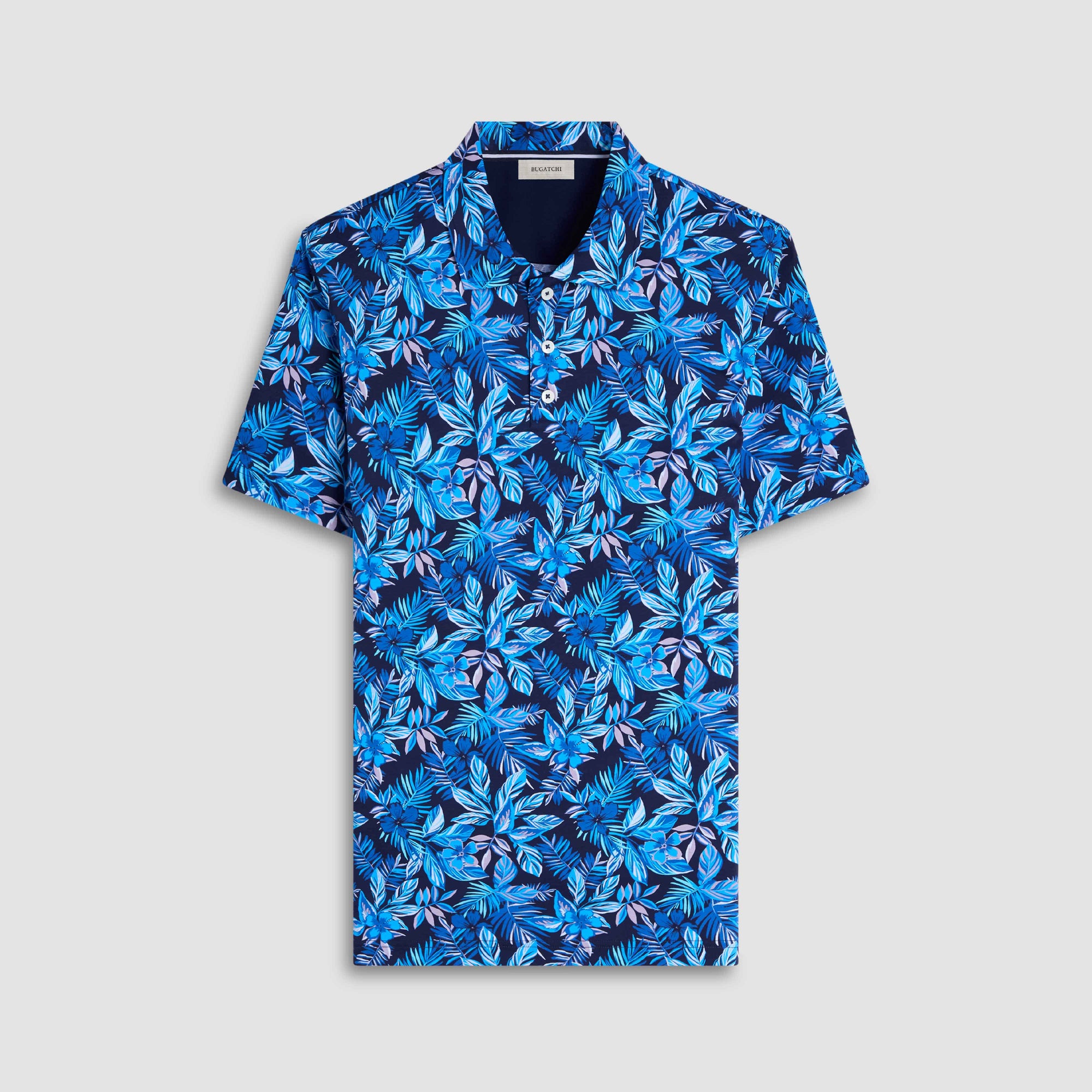 Hendrix Cerulean Floral Polo Shirt