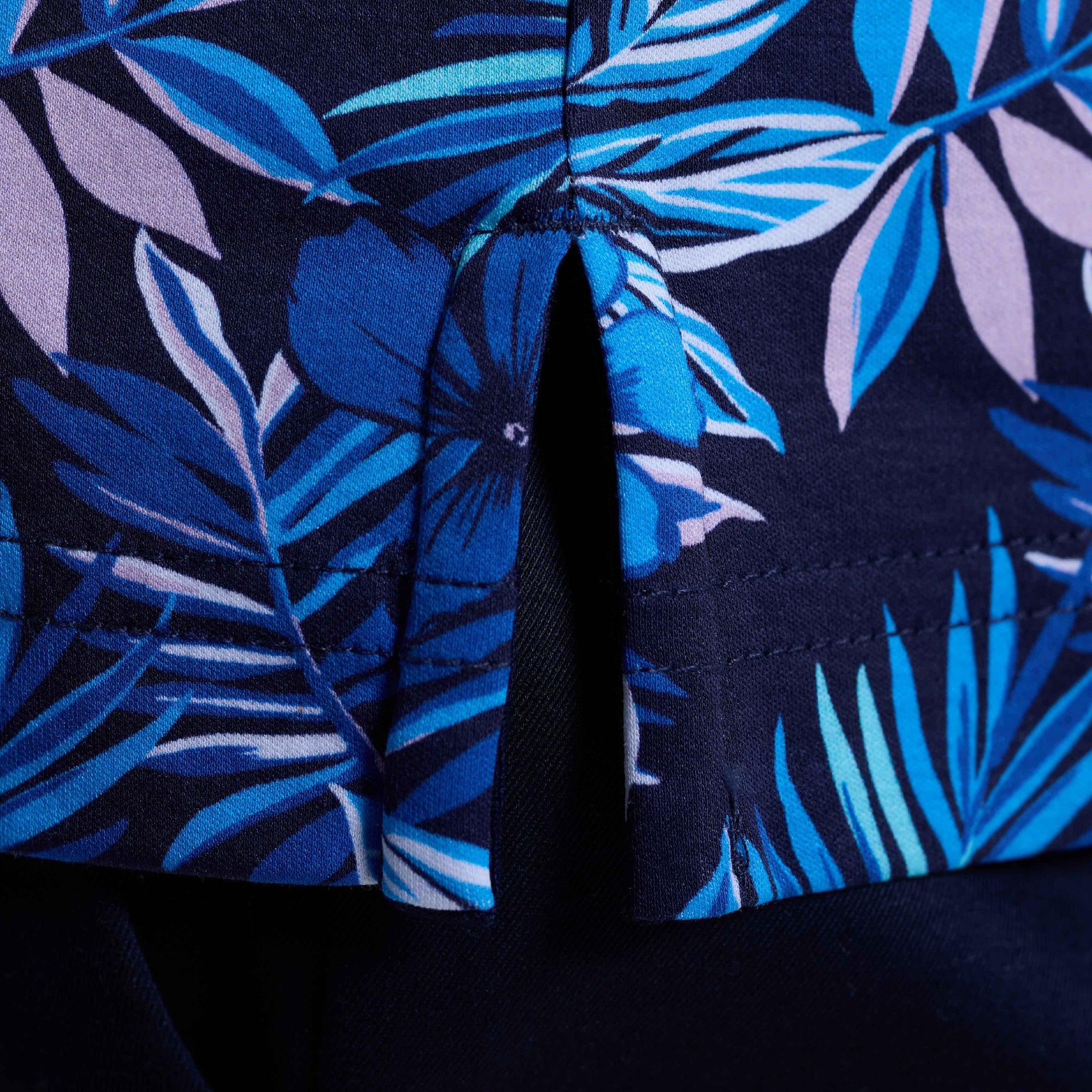 Hendrix Cerulean Floral Polo Shirt