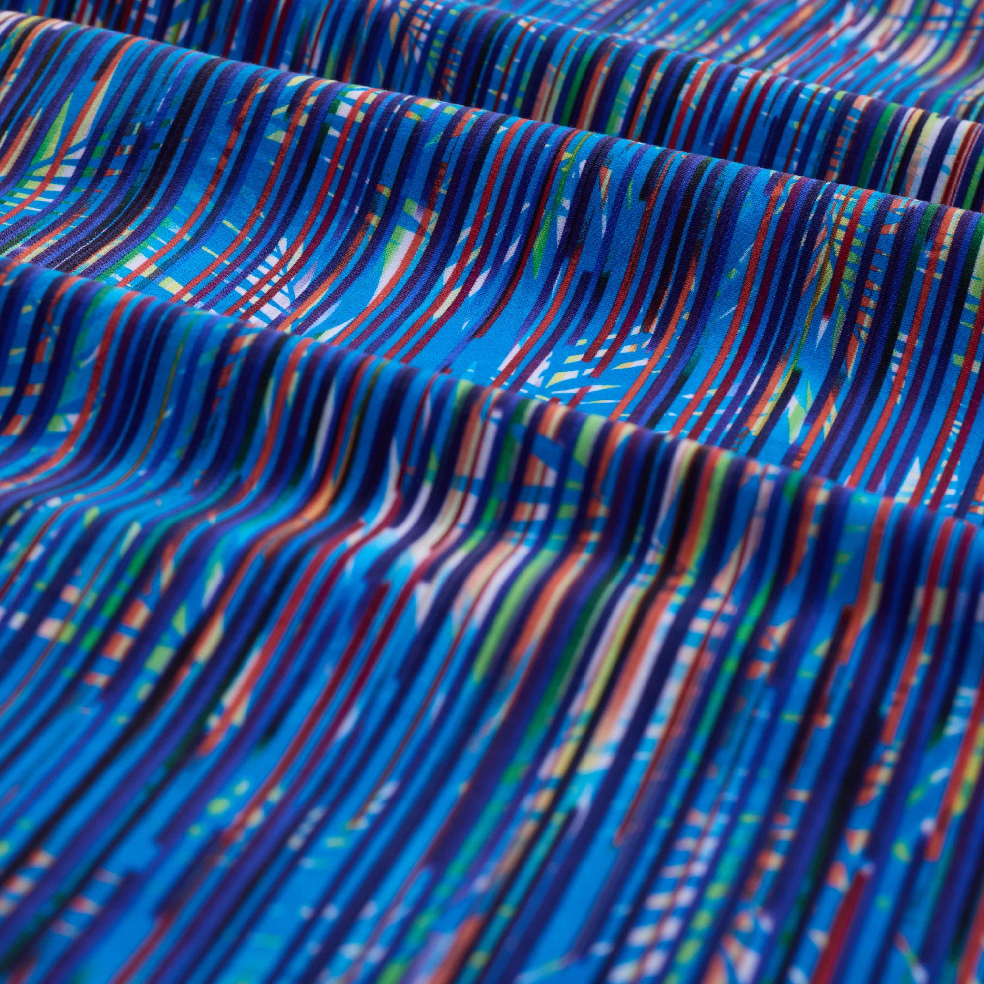 Hendrix Linear Leaf Print Polo Shirt