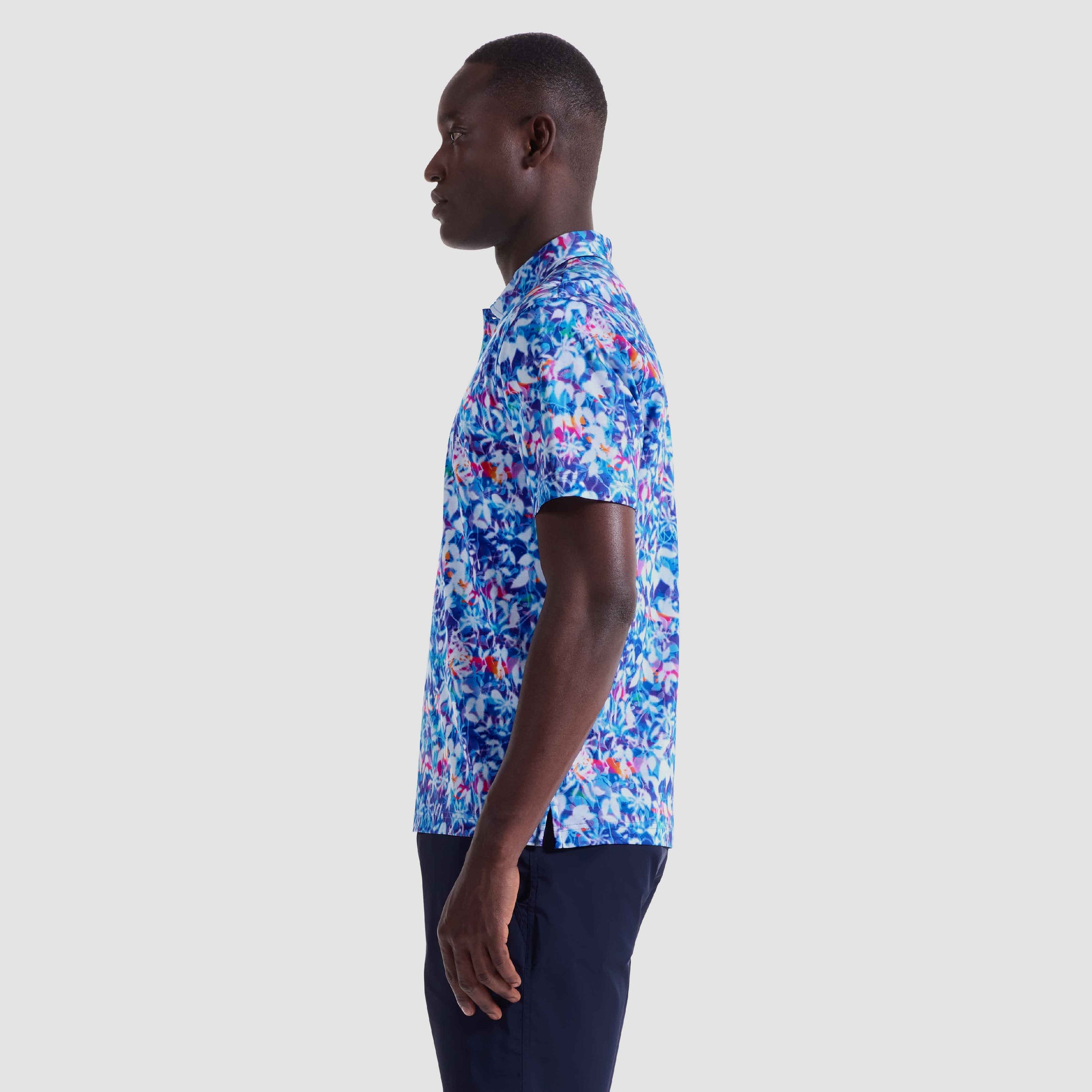 Hendrix Floral Abstract Polo Shirt