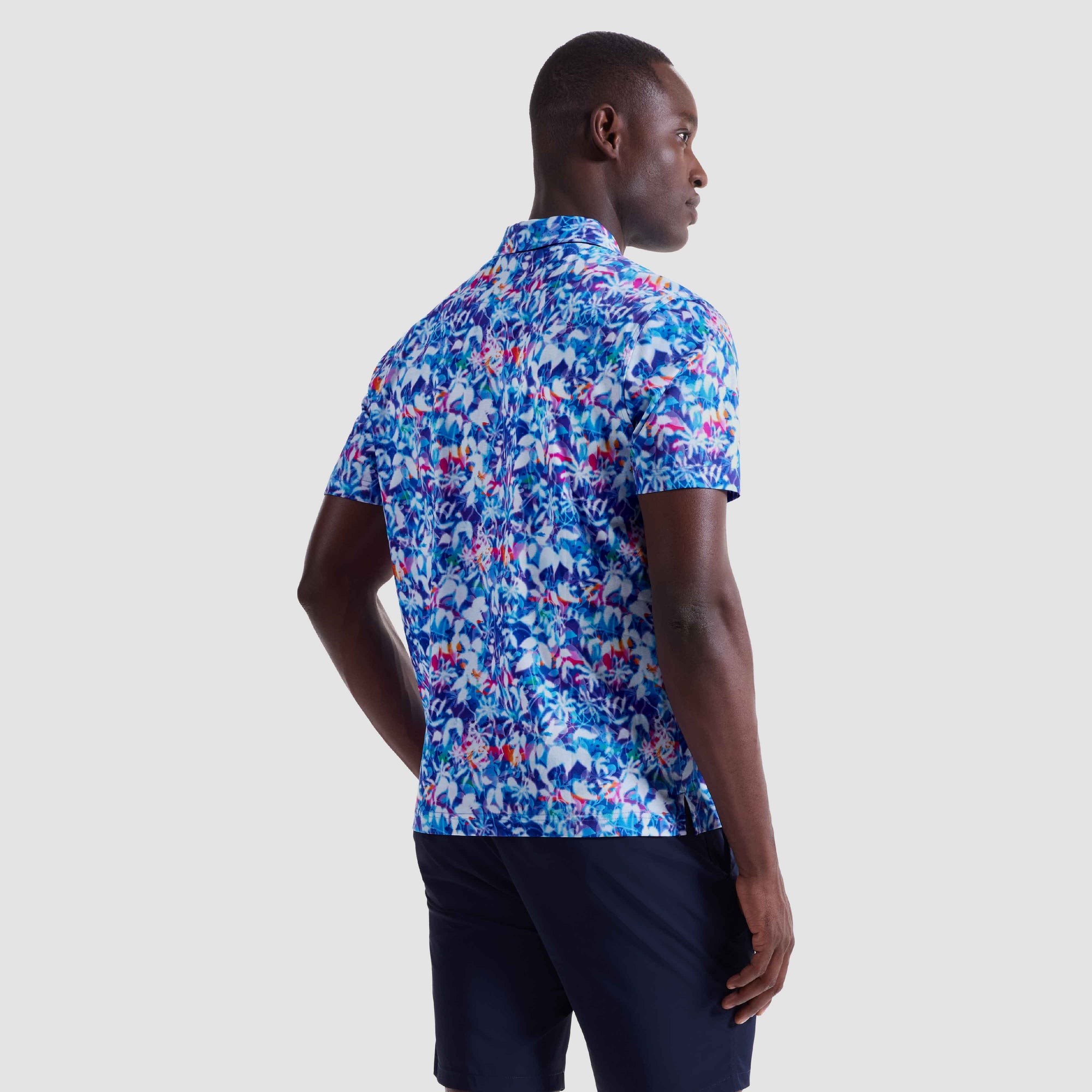 Hendrix Floral Abstract Polo Shirt