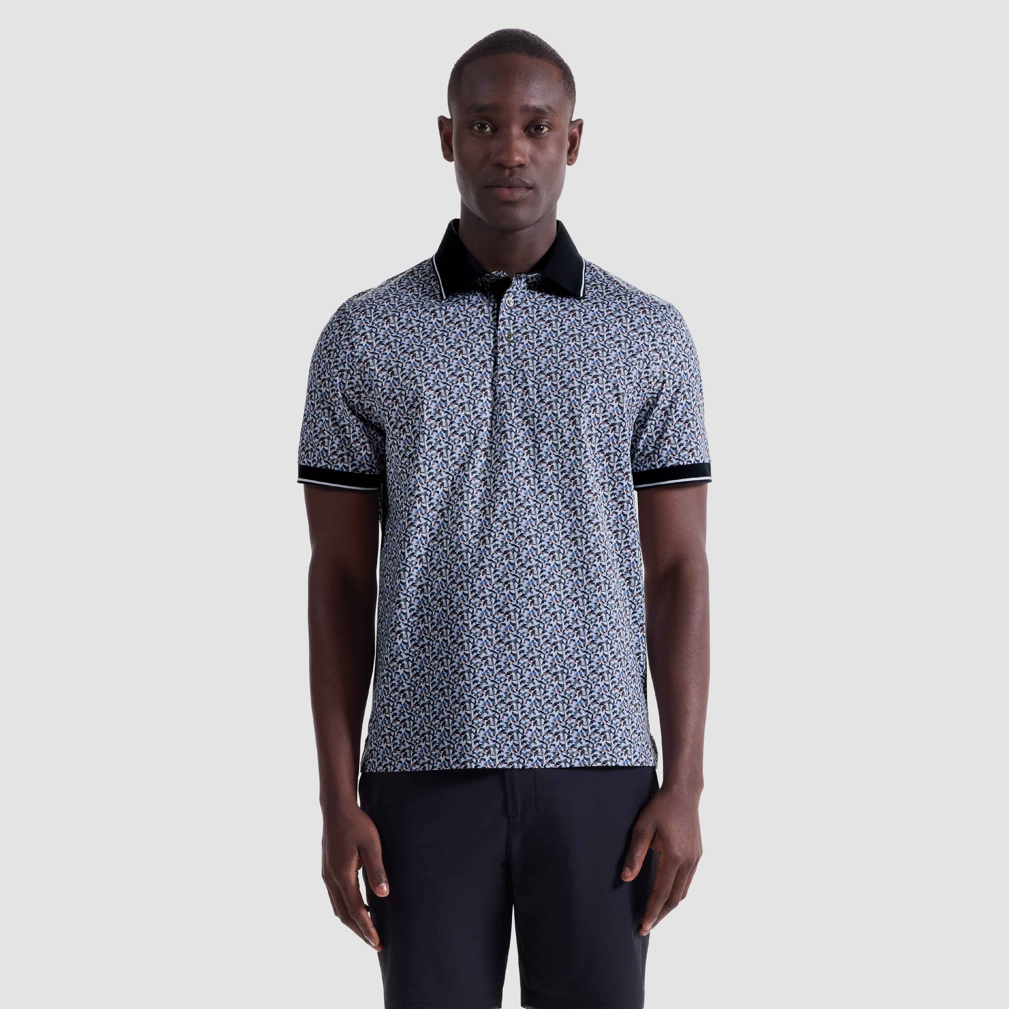 Vance Geometric OoohCotton Polo Shirt