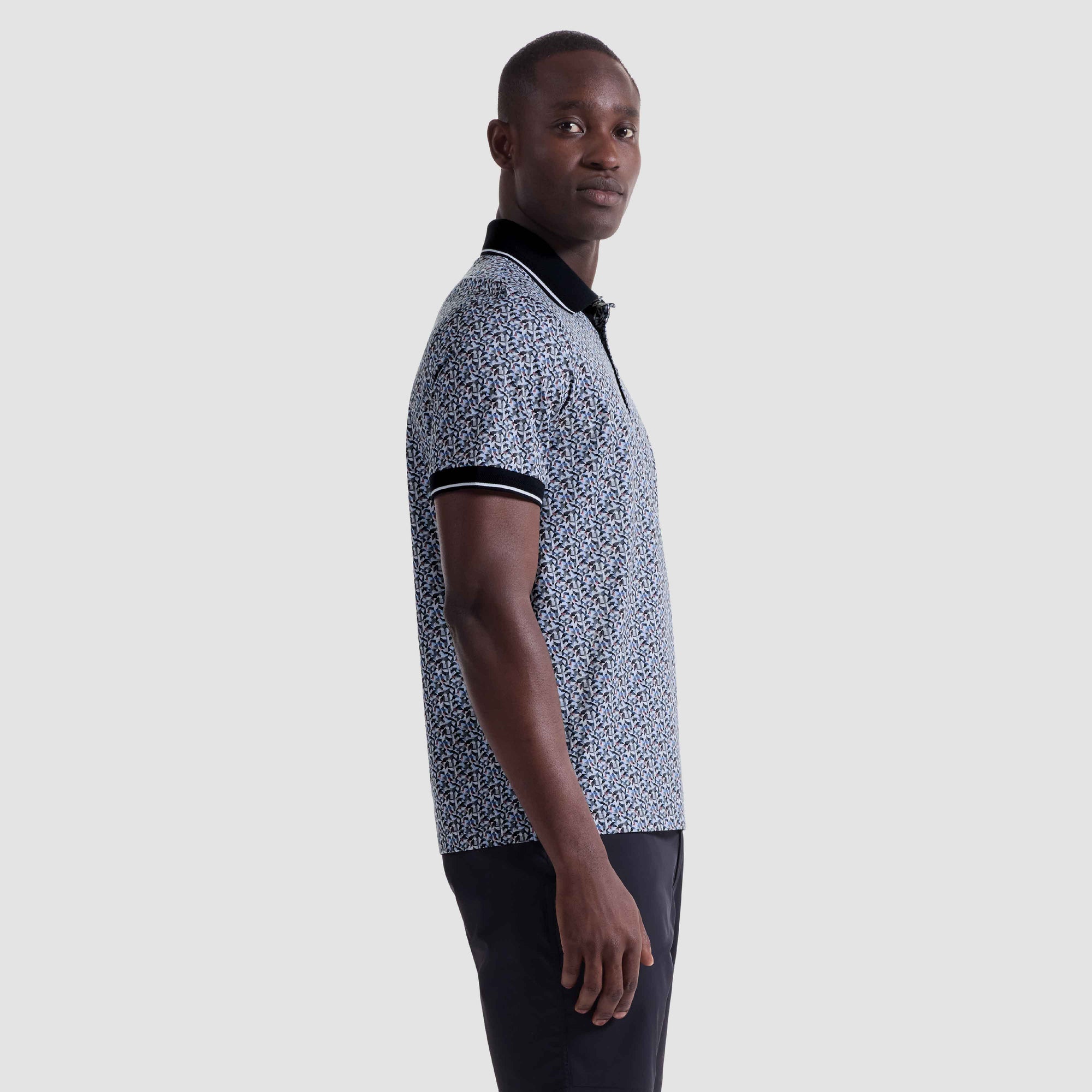 Vance Geometric OoohCotton Polo Shirt