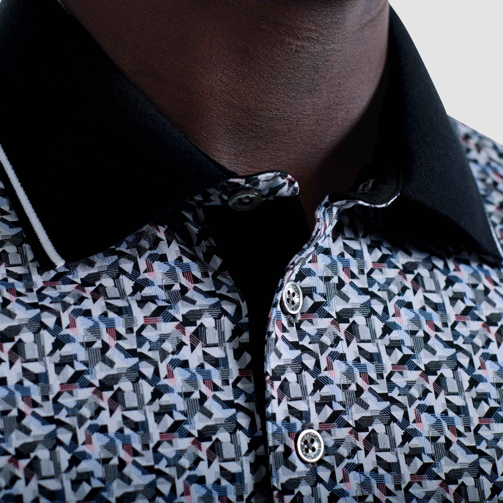 Vance Geometric OoohCotton Polo Shirt