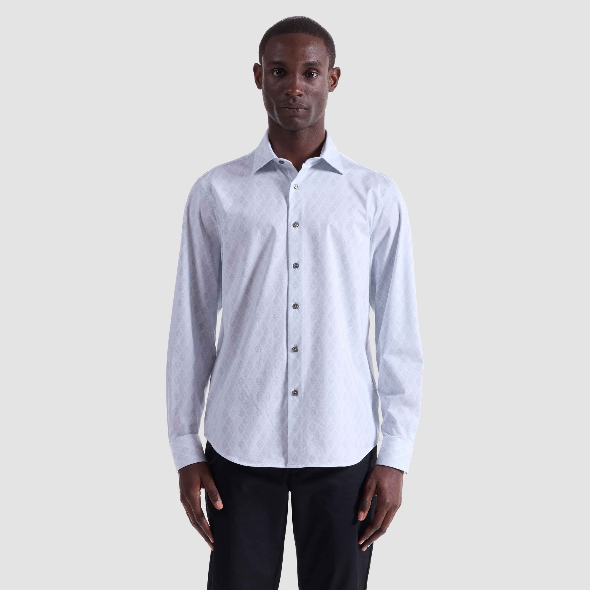 James Leaf Print OoohCotton Shirt