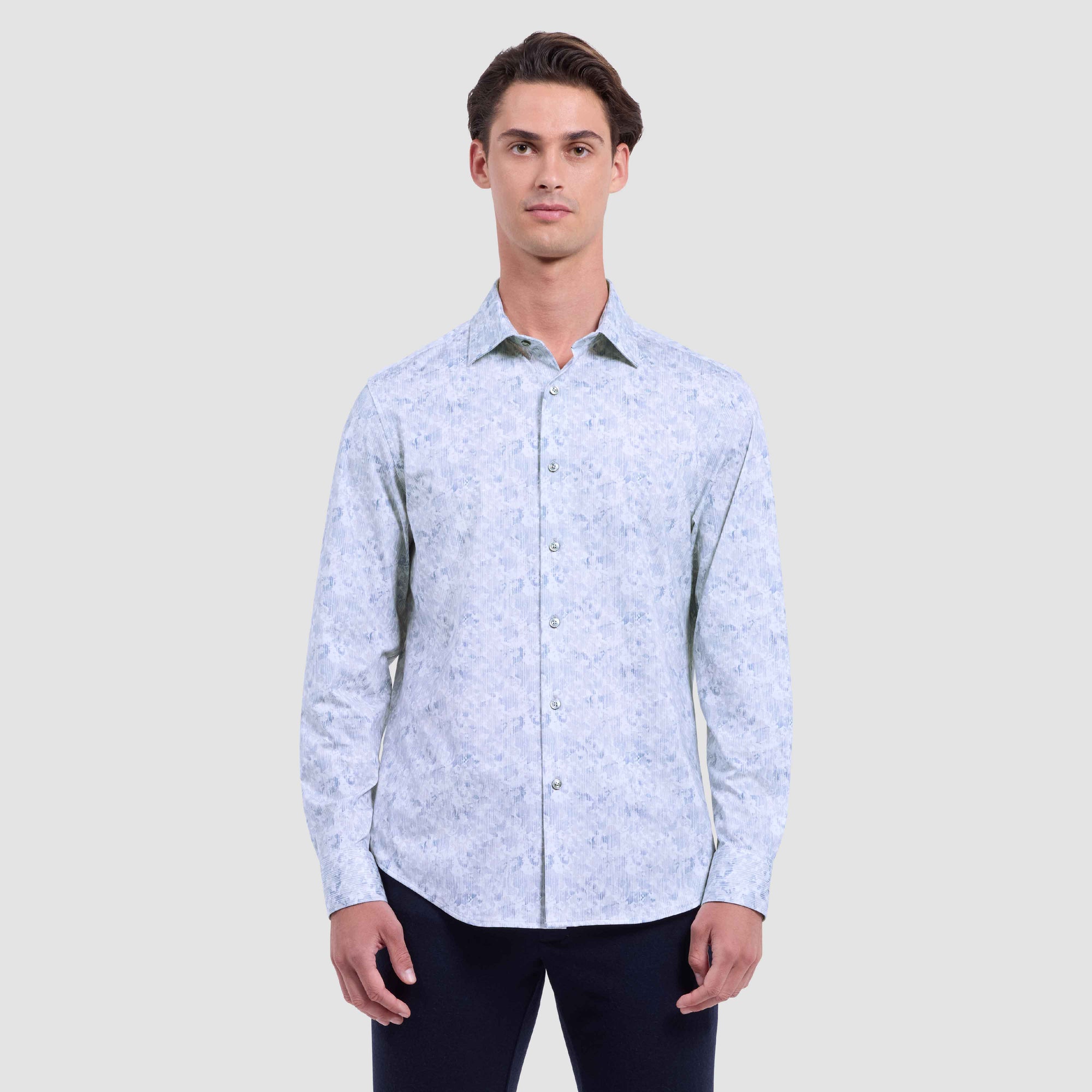 James Striped Abstract OoohCotton Shirt