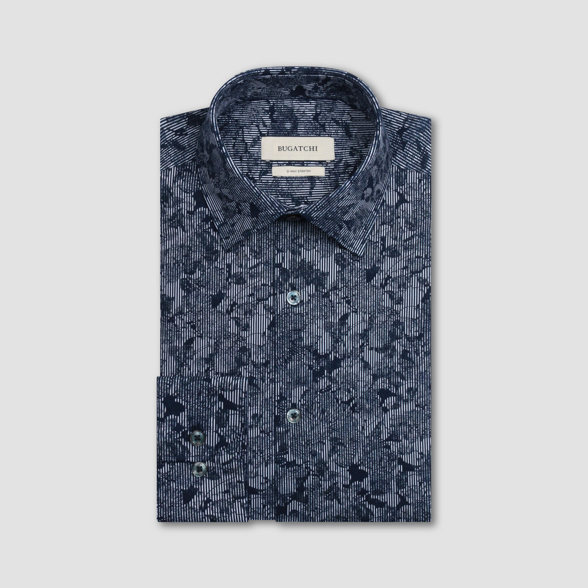 James Striped Floral OoohCotton Shirt