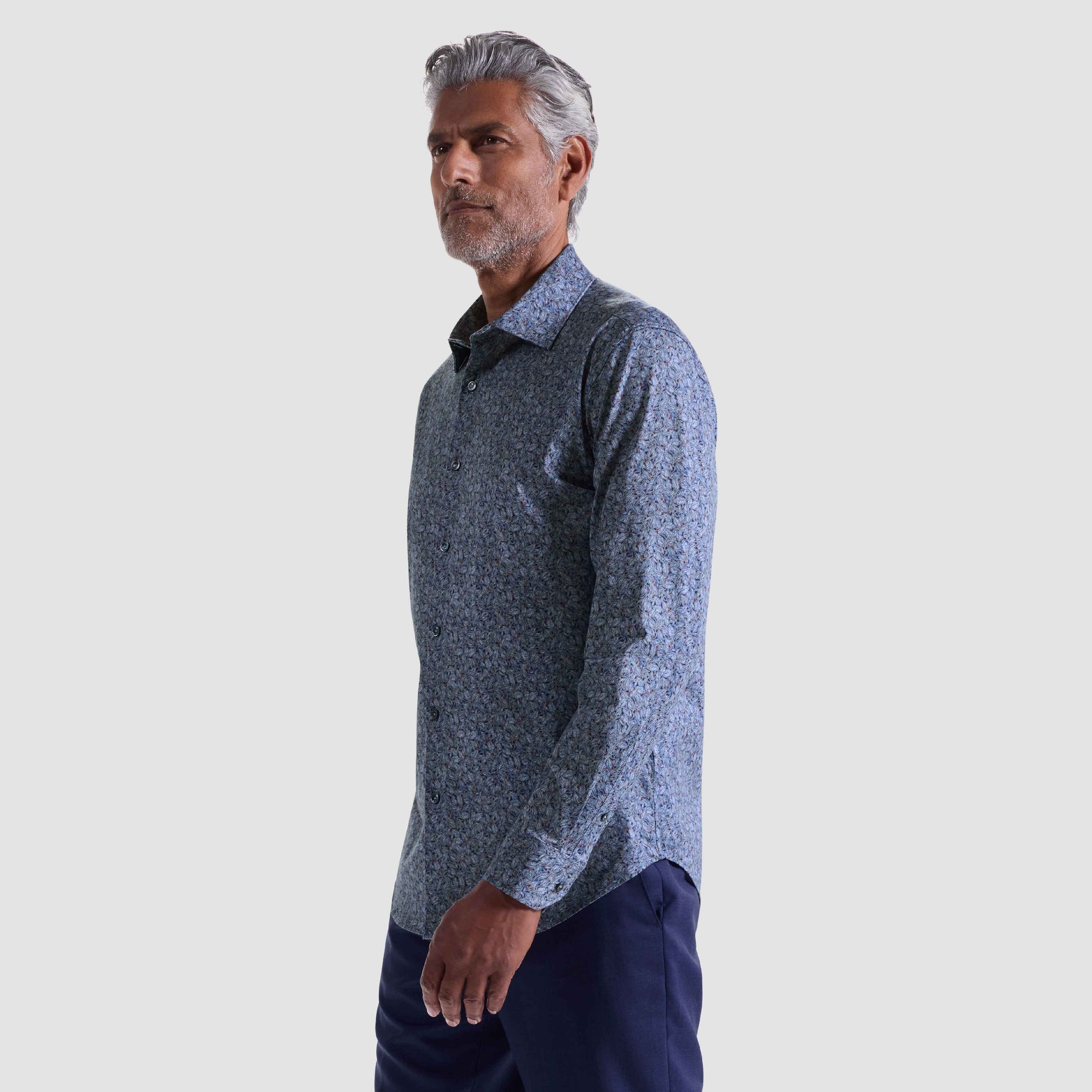 James Leaf Print OoohCotton Shirt