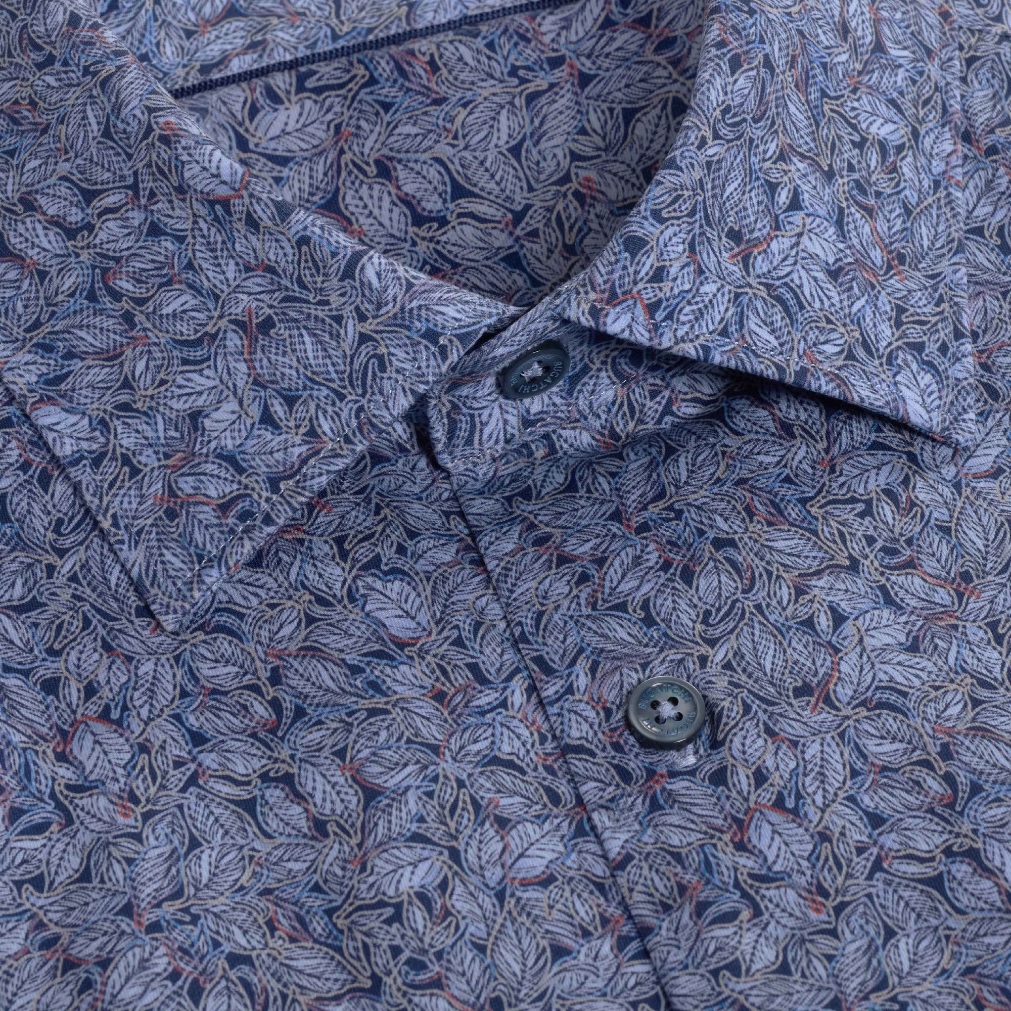 James Leaf Print OoohCotton Shirt