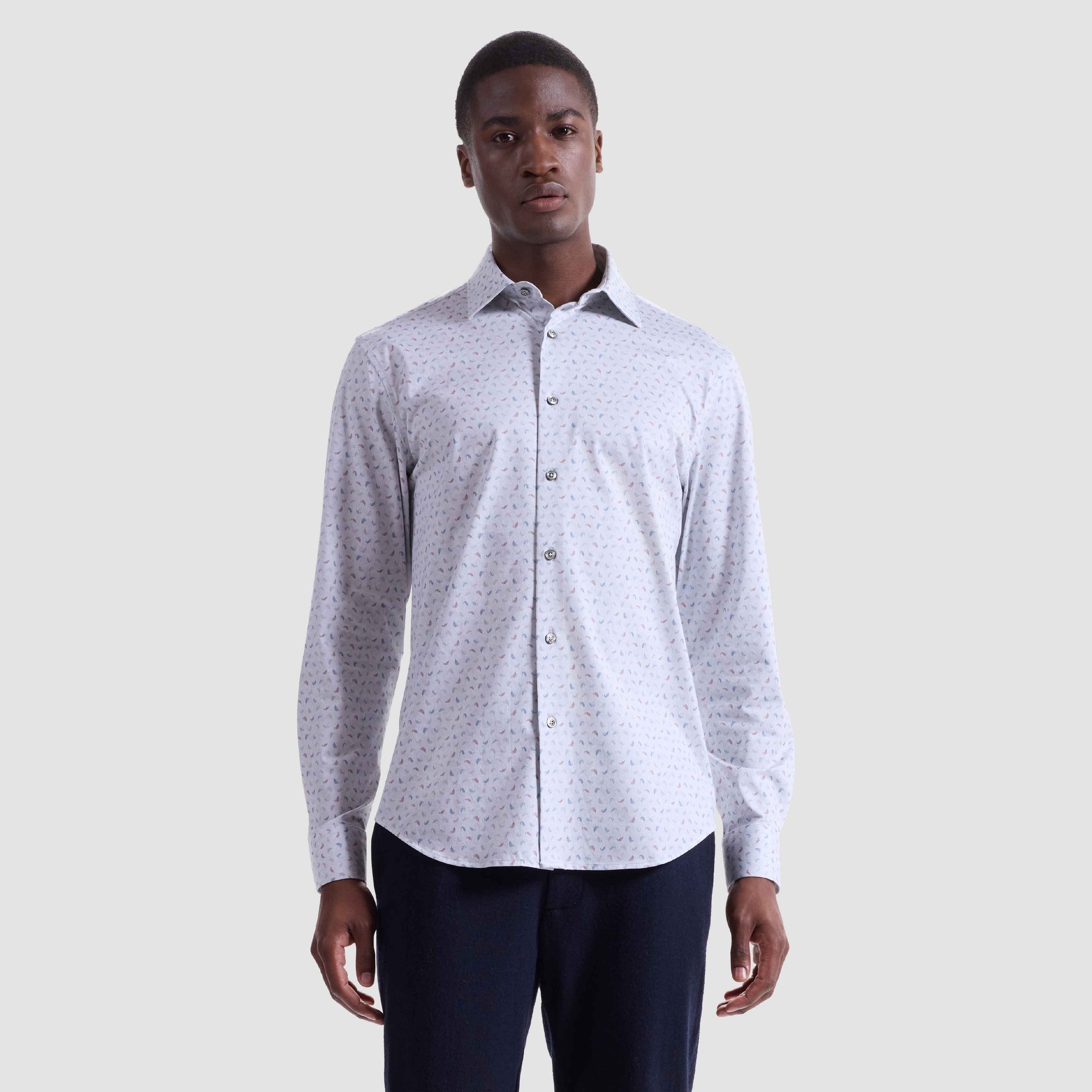 James Leaf Print OoohCotton Shirt