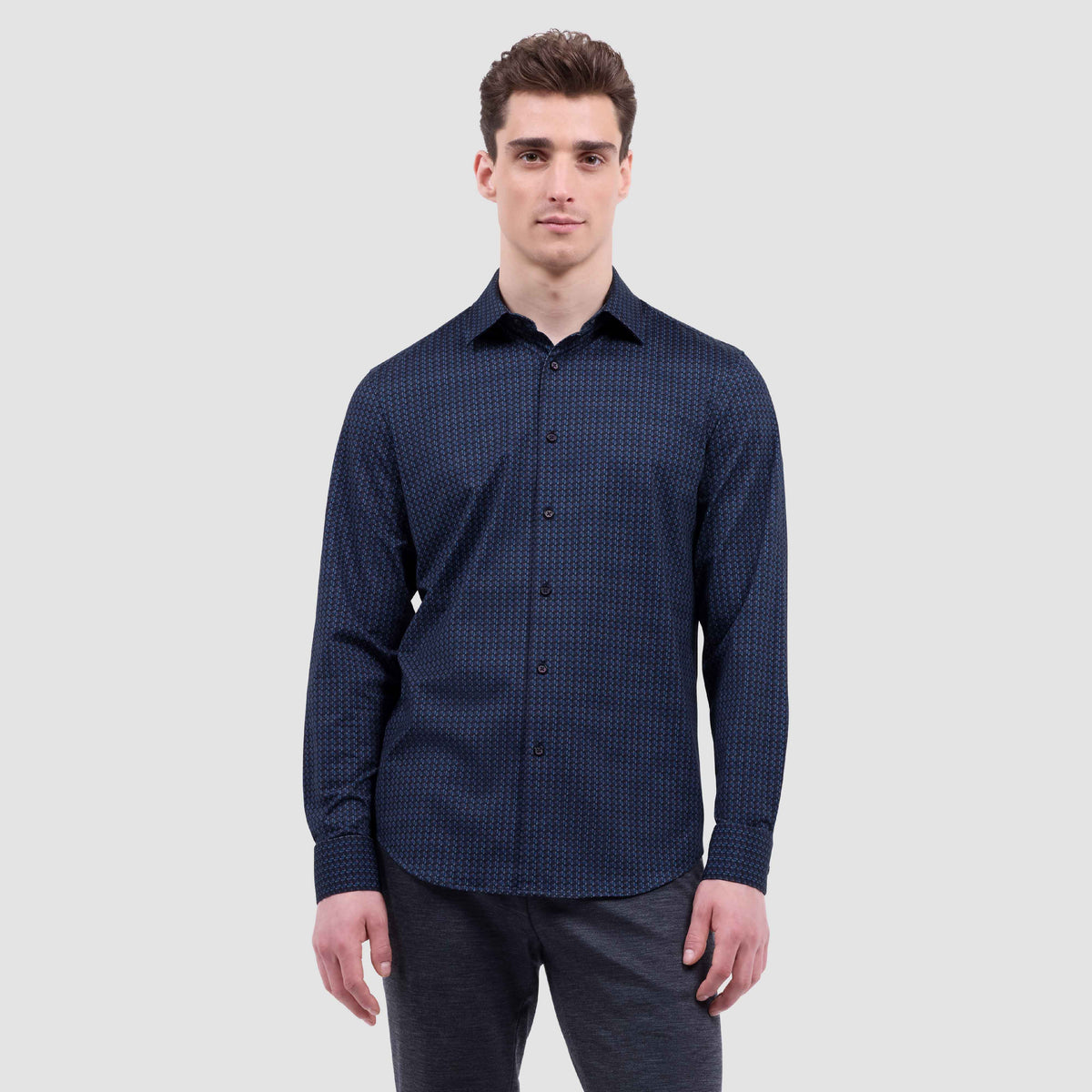 James Tech-Check OoohCotton Shirt