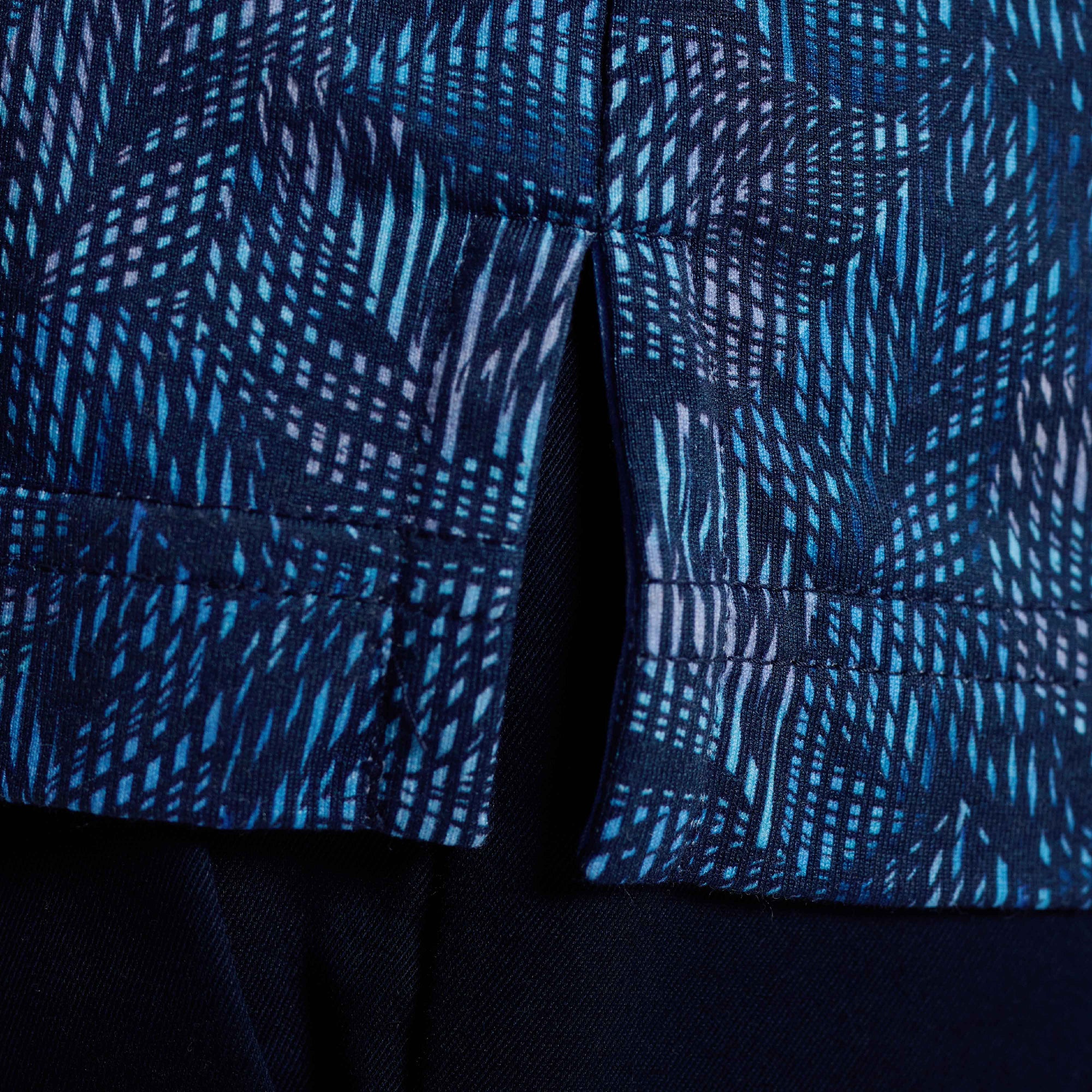 Vance Leaf Print OoohCotton Polo Shirt