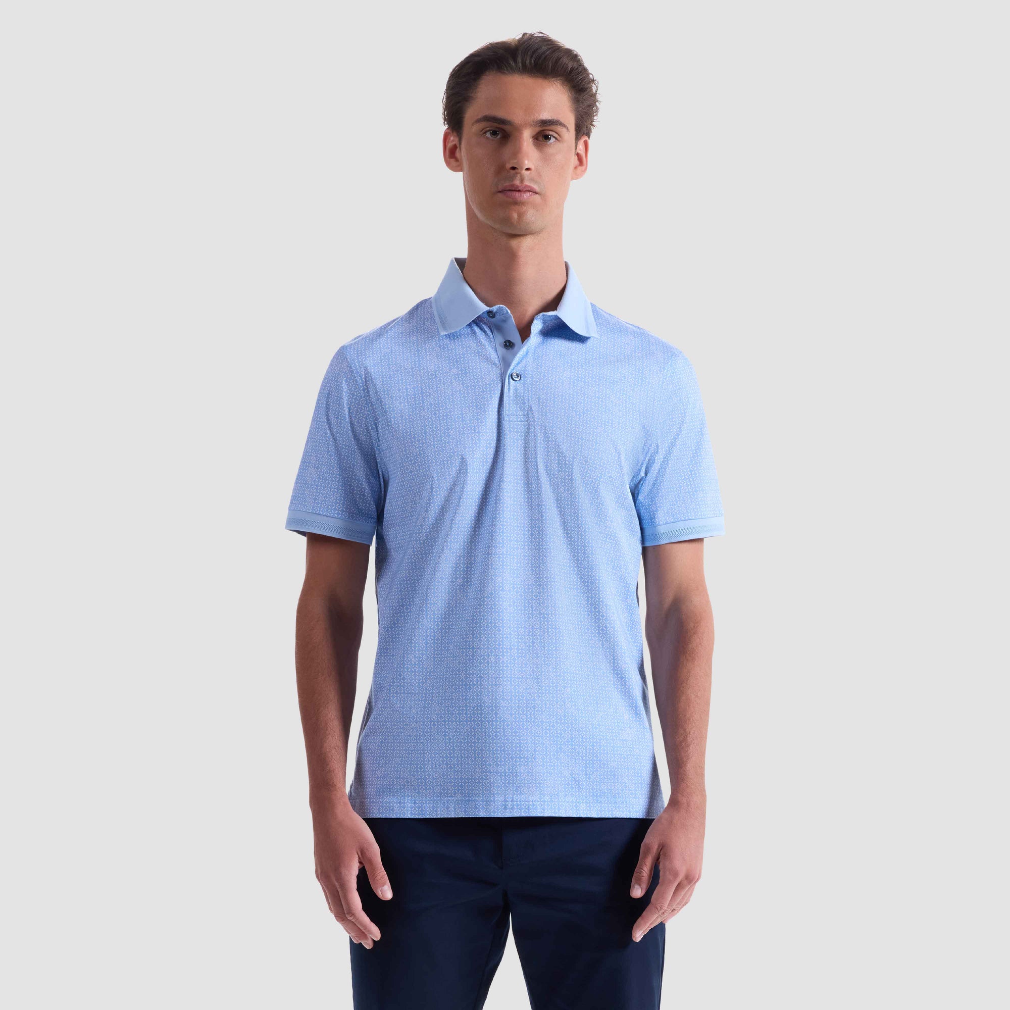 Vasco Geometric OoohCotton Polo Shirt