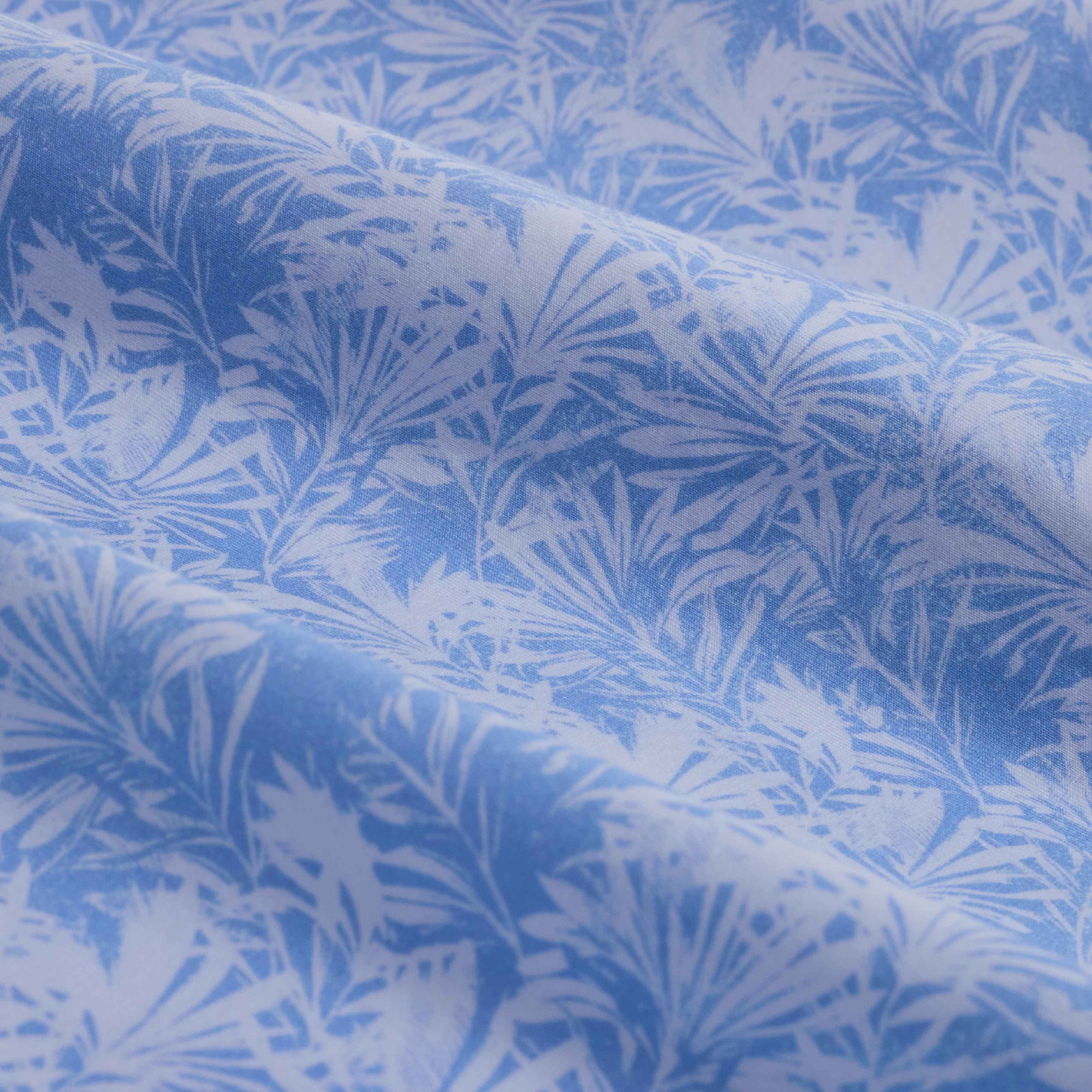 Miles Leaf Print OoohCotton Short-Sleeve Shirt