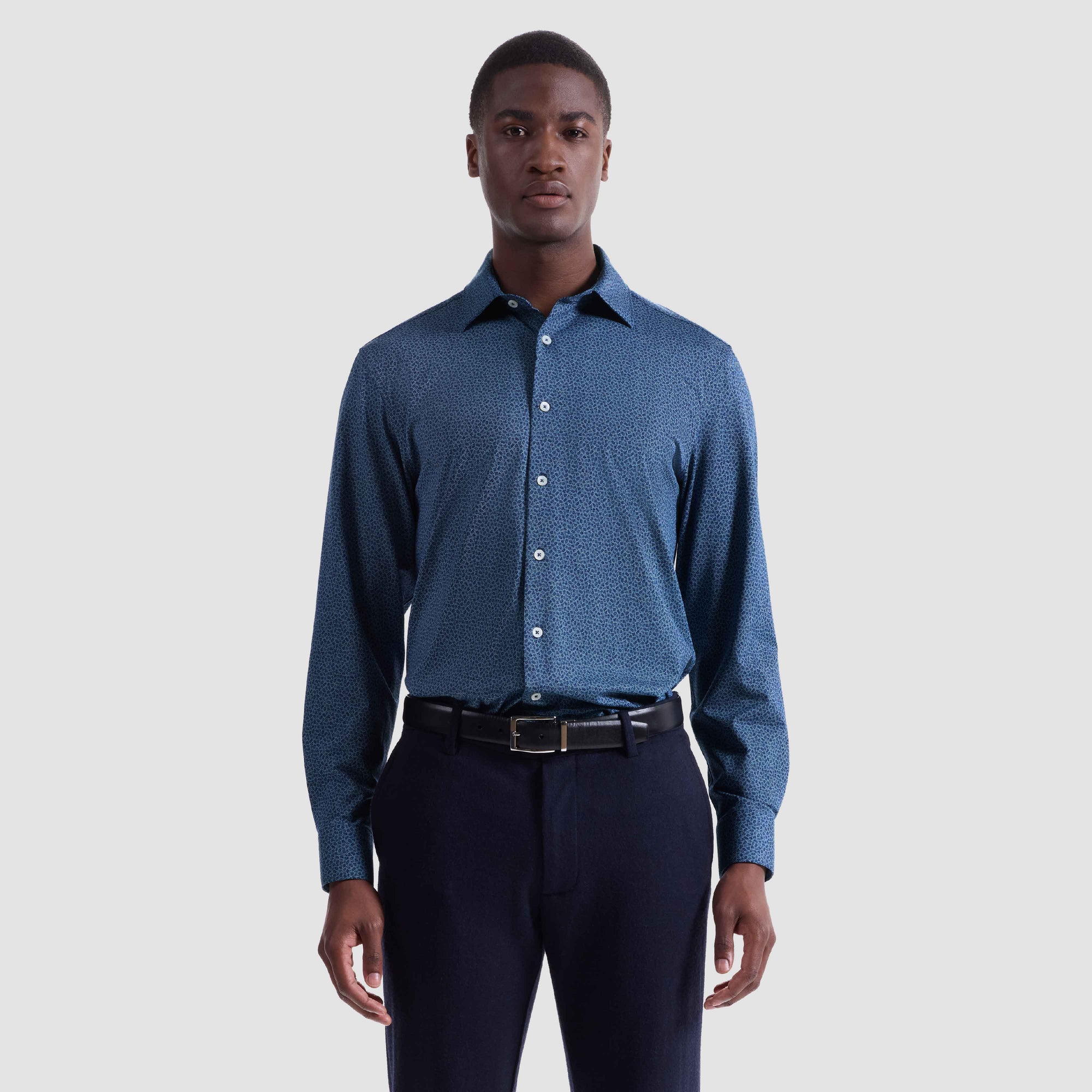 James Leaf Print OoohCotton Shirt