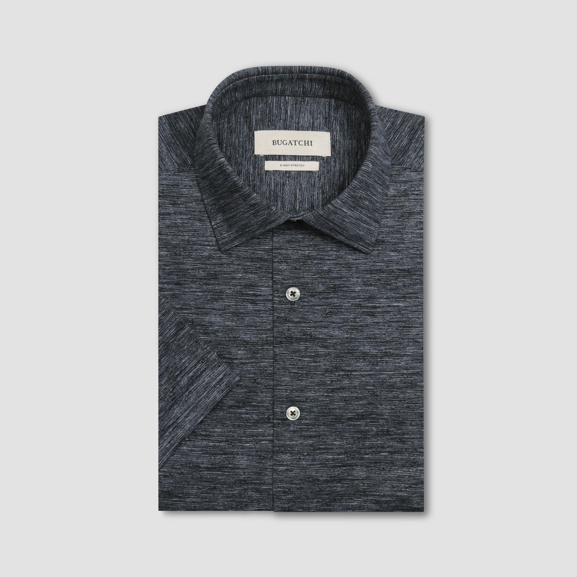 Miles Heathered OoohCotton Short-Sleeve Shirt