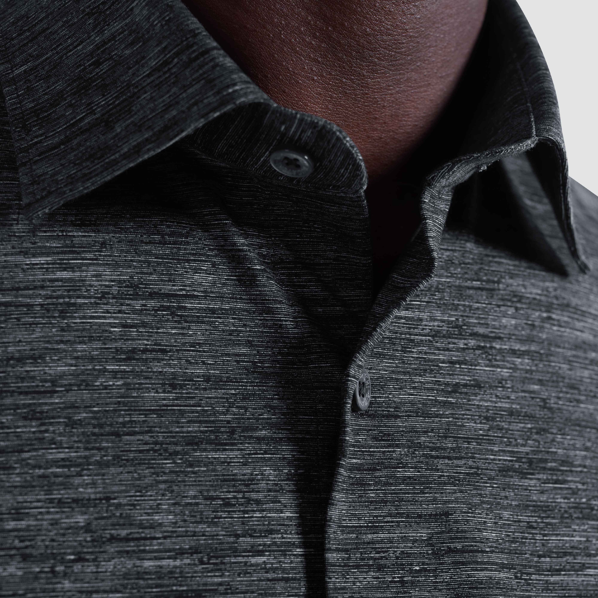 Miles Heathered OoohCotton Short-Sleeve Shirt