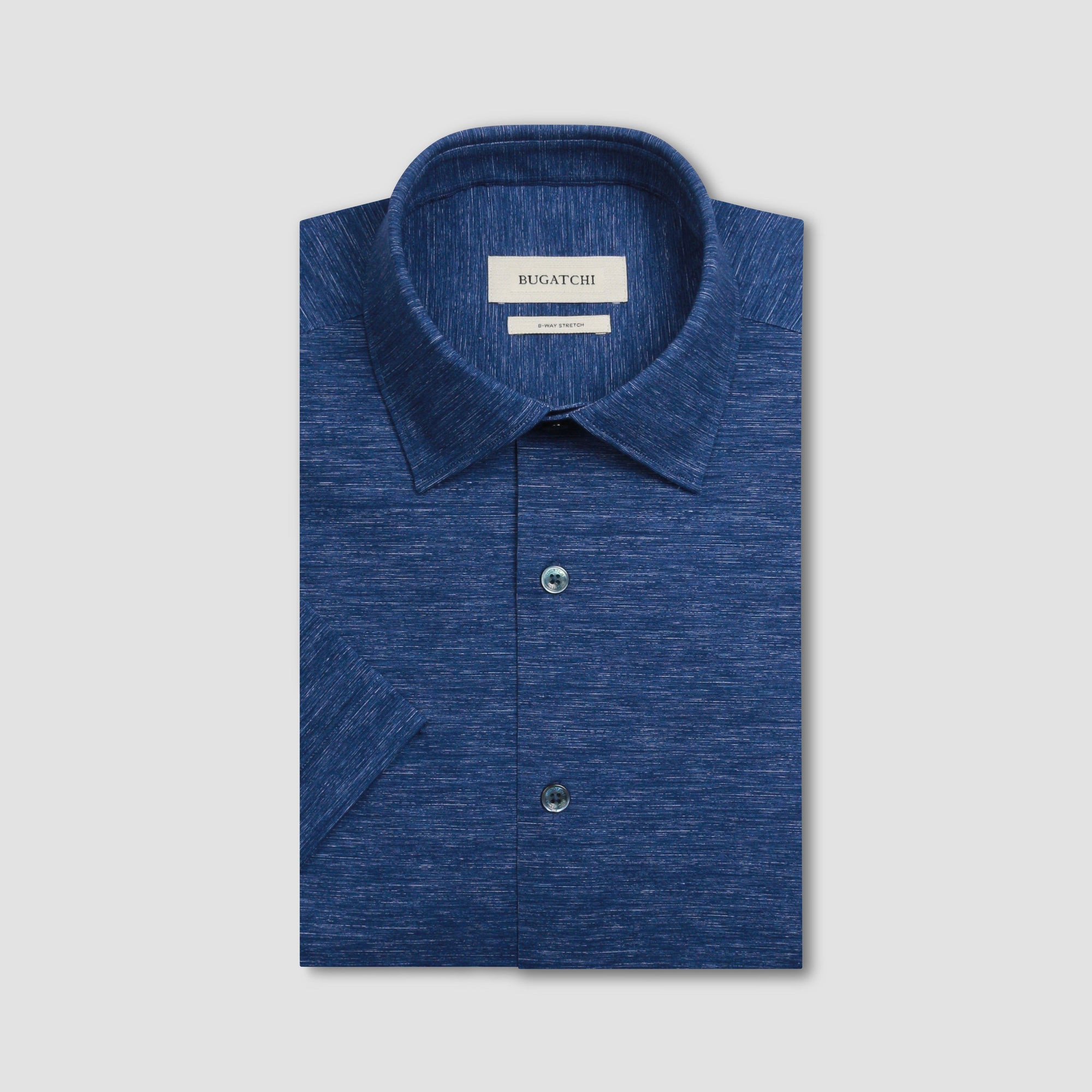 Miles Heathered OoohCotton Short-Sleeve Shirt