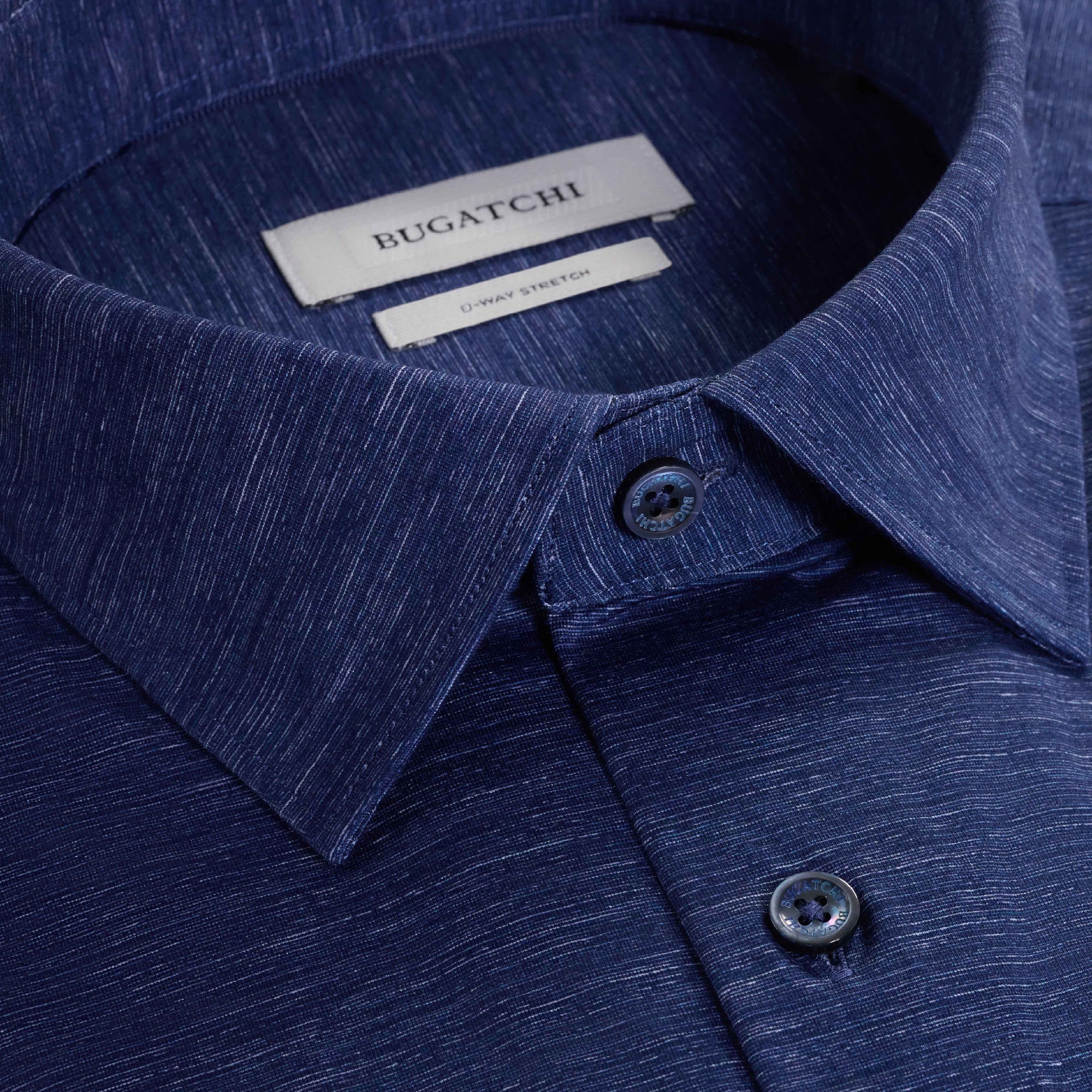 Miles Heathered OoohCotton Short-Sleeve Shirt