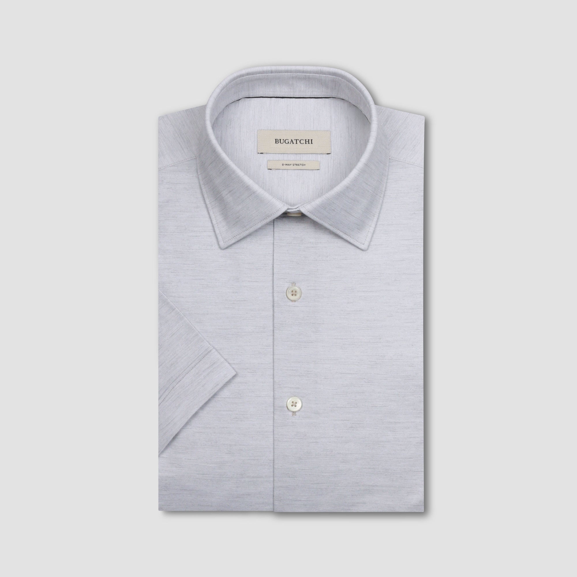 Miles Heathered OoohCotton Short-Sleeve Shirt