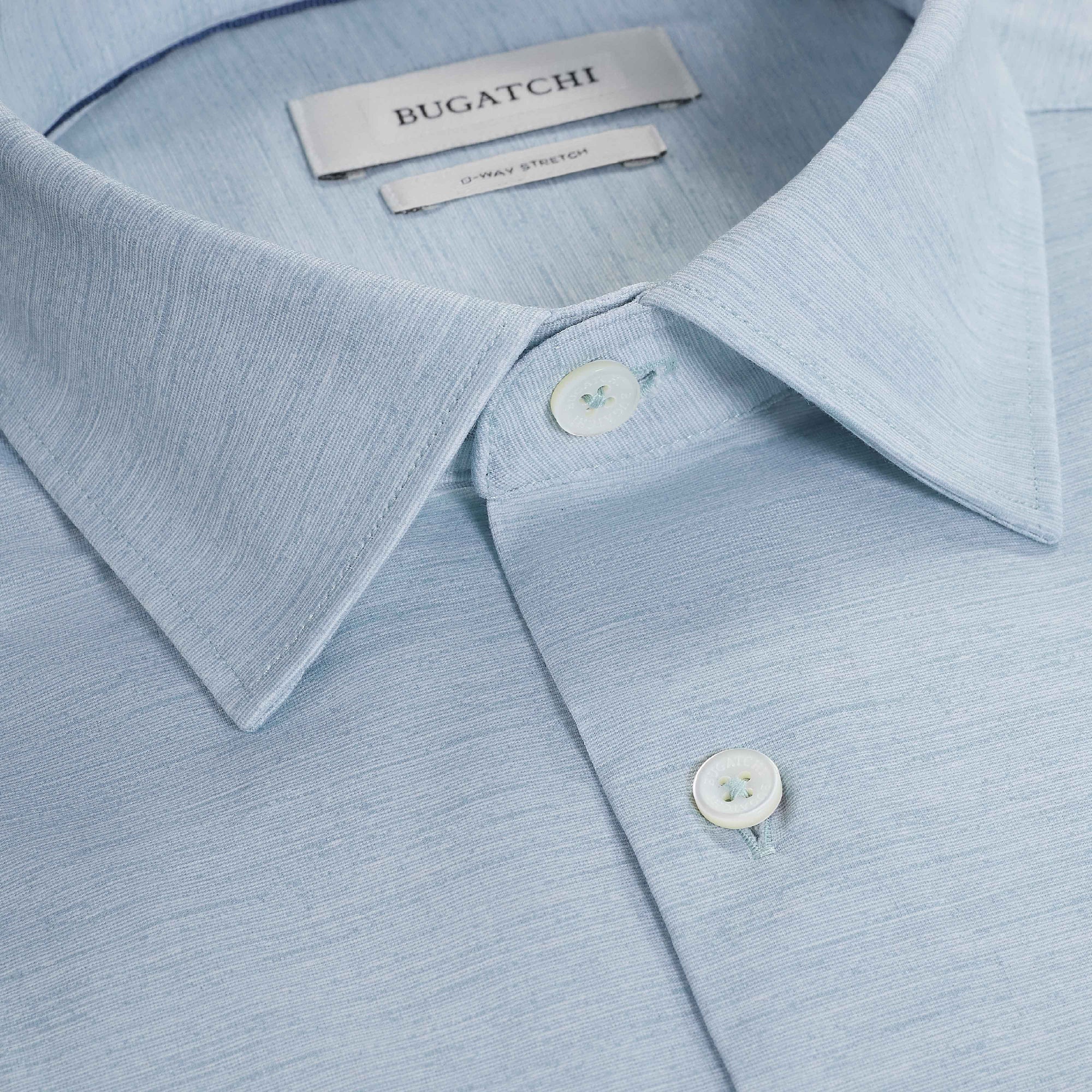 Miles Heathered OoohCotton Short-Sleeve Shirt