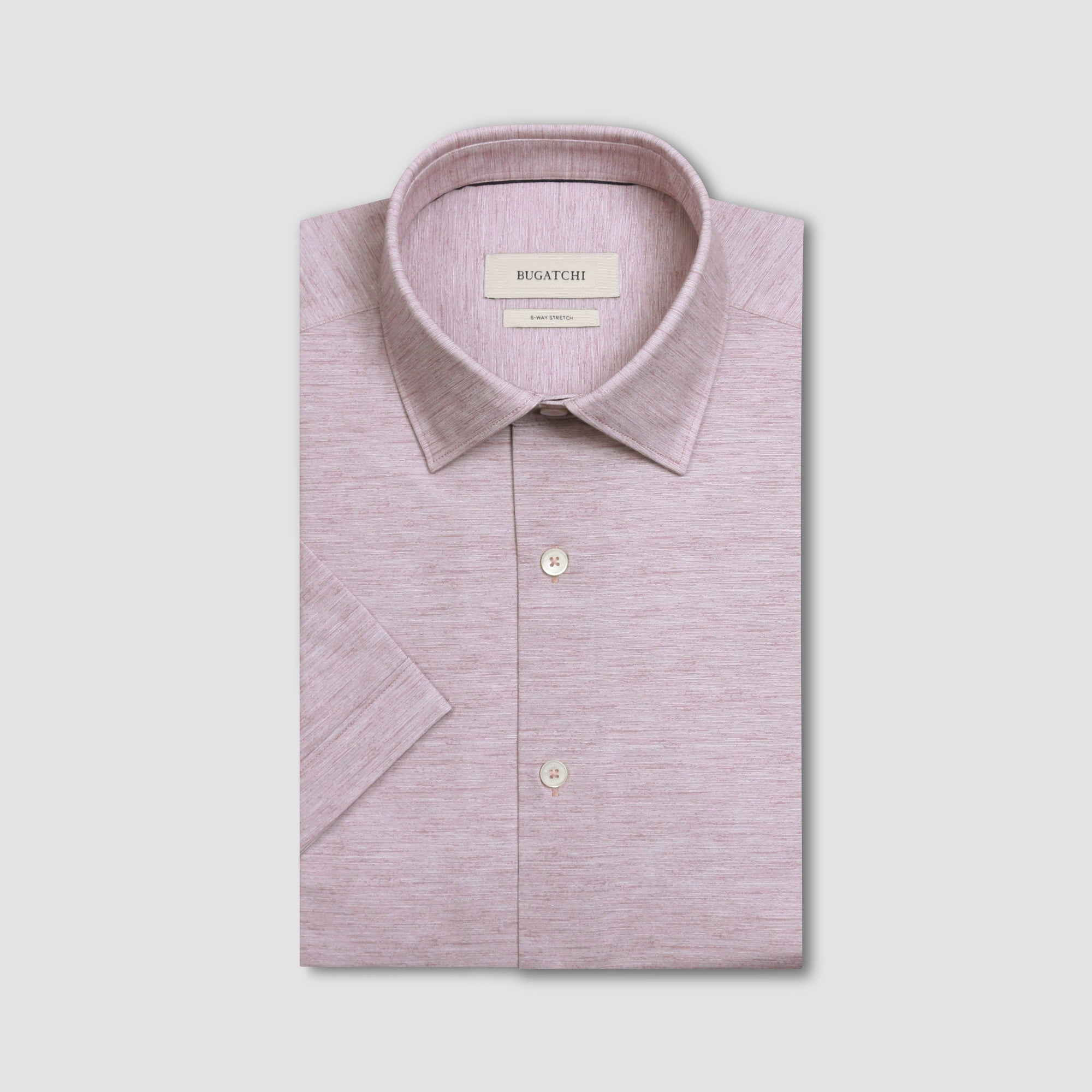 Miles Heathered OoohCotton Short-Sleeve Shirt