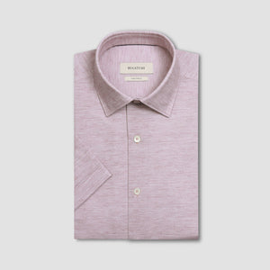 Miles Heathered OoohCotton Short-Sleeve Shirt
