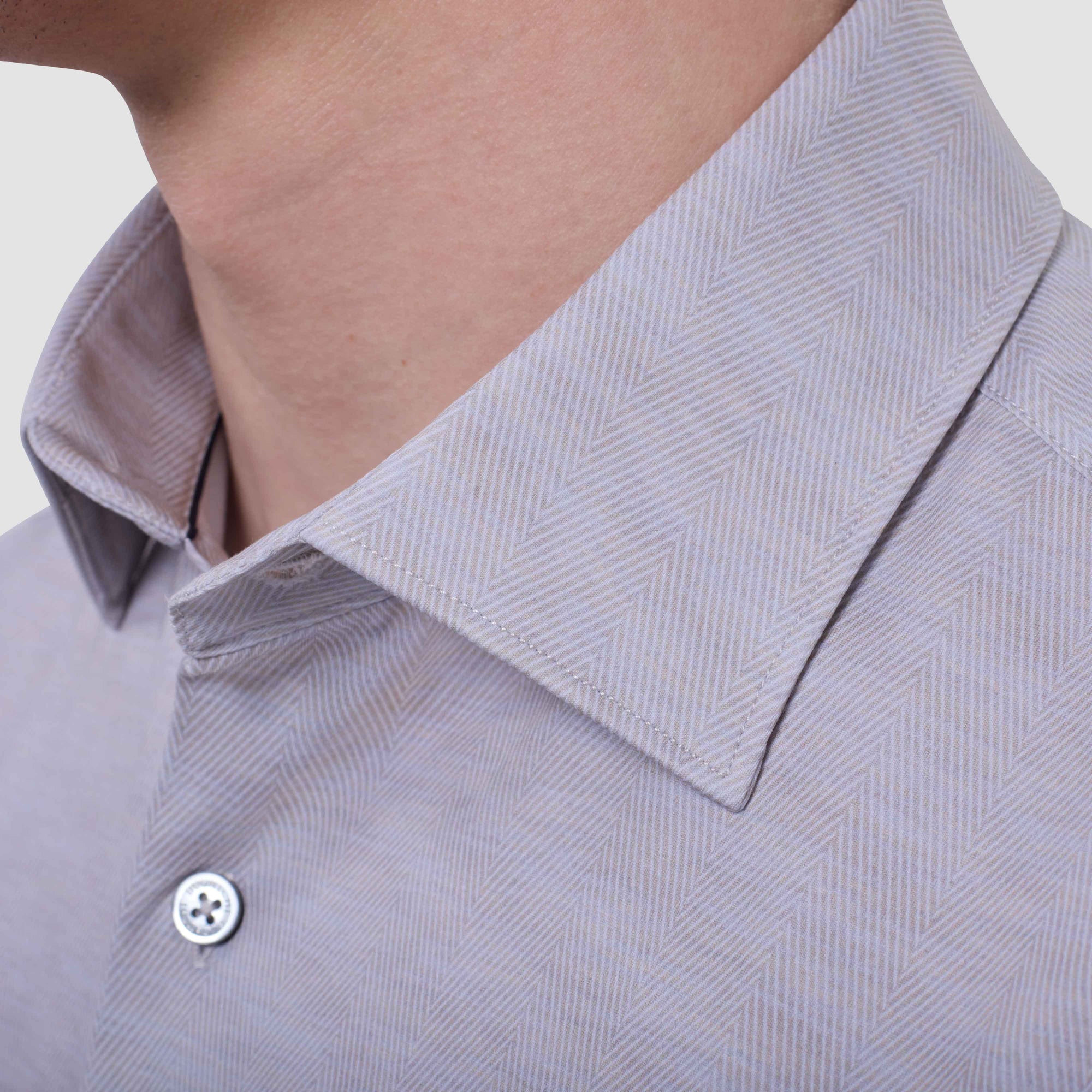 James Herringbone OoohCotton Shirt