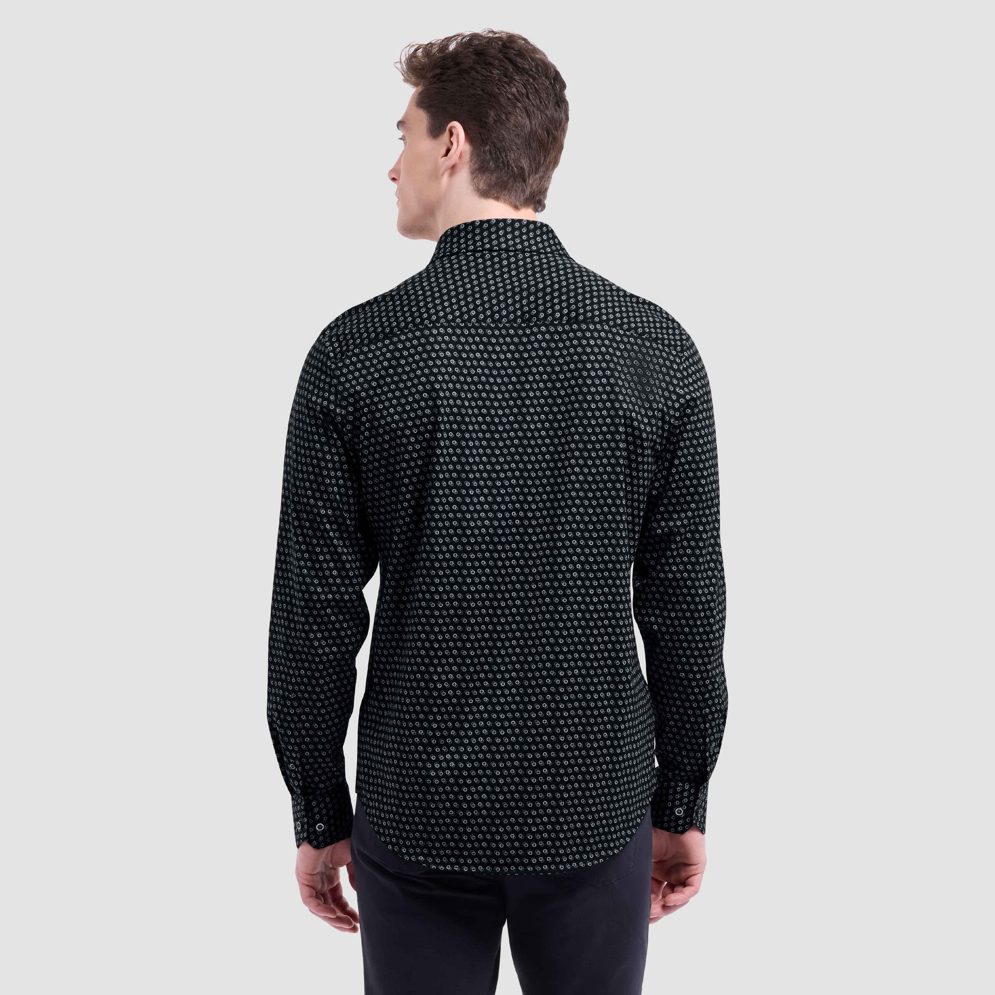 Jimmy Double-Sided Geometric & Solid OoohCotton Shirt