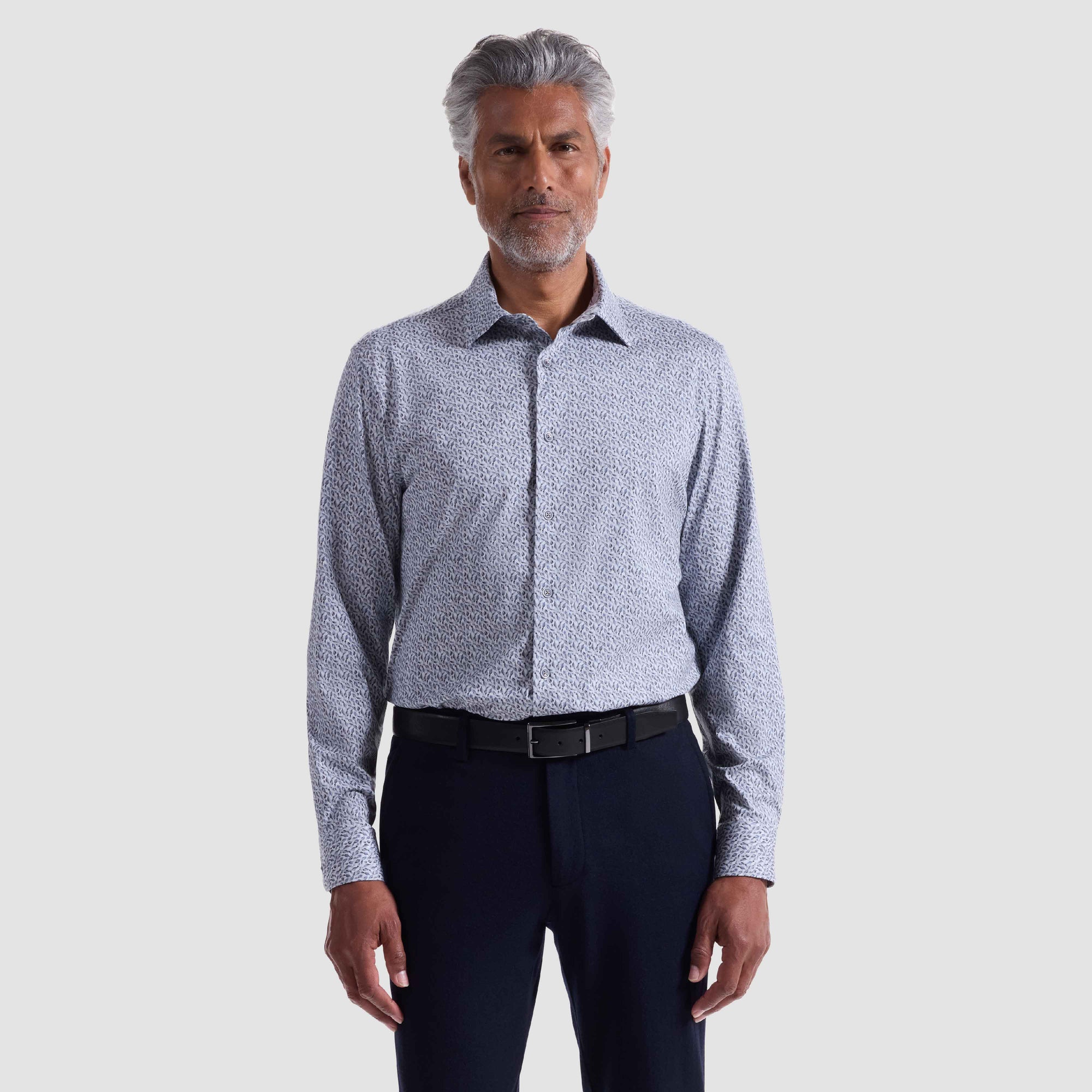 Jimmy Double-Sided Leaf Print OoohCotton Shirt