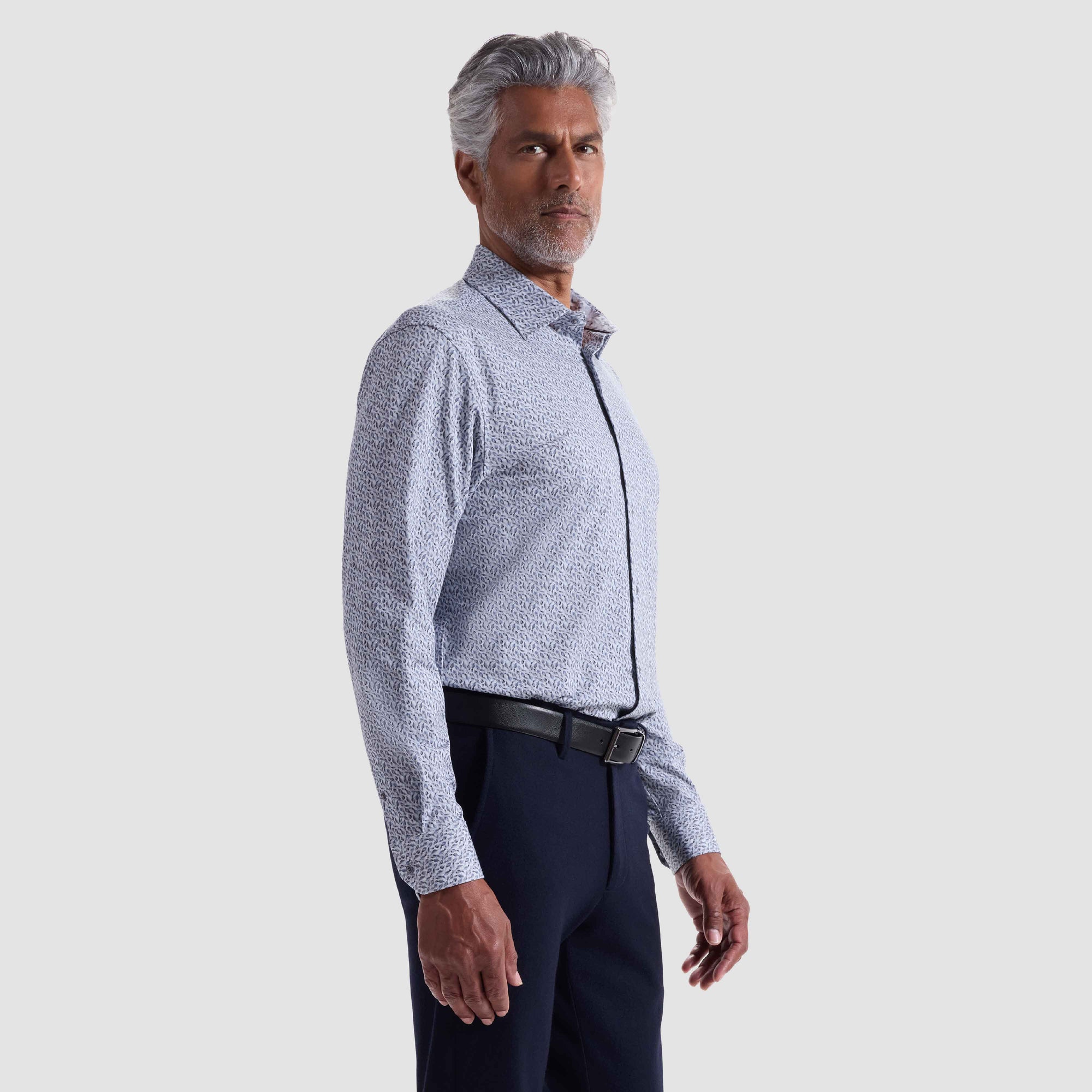 Jimmy Double-Sided Leaf Print OoohCotton Shirt