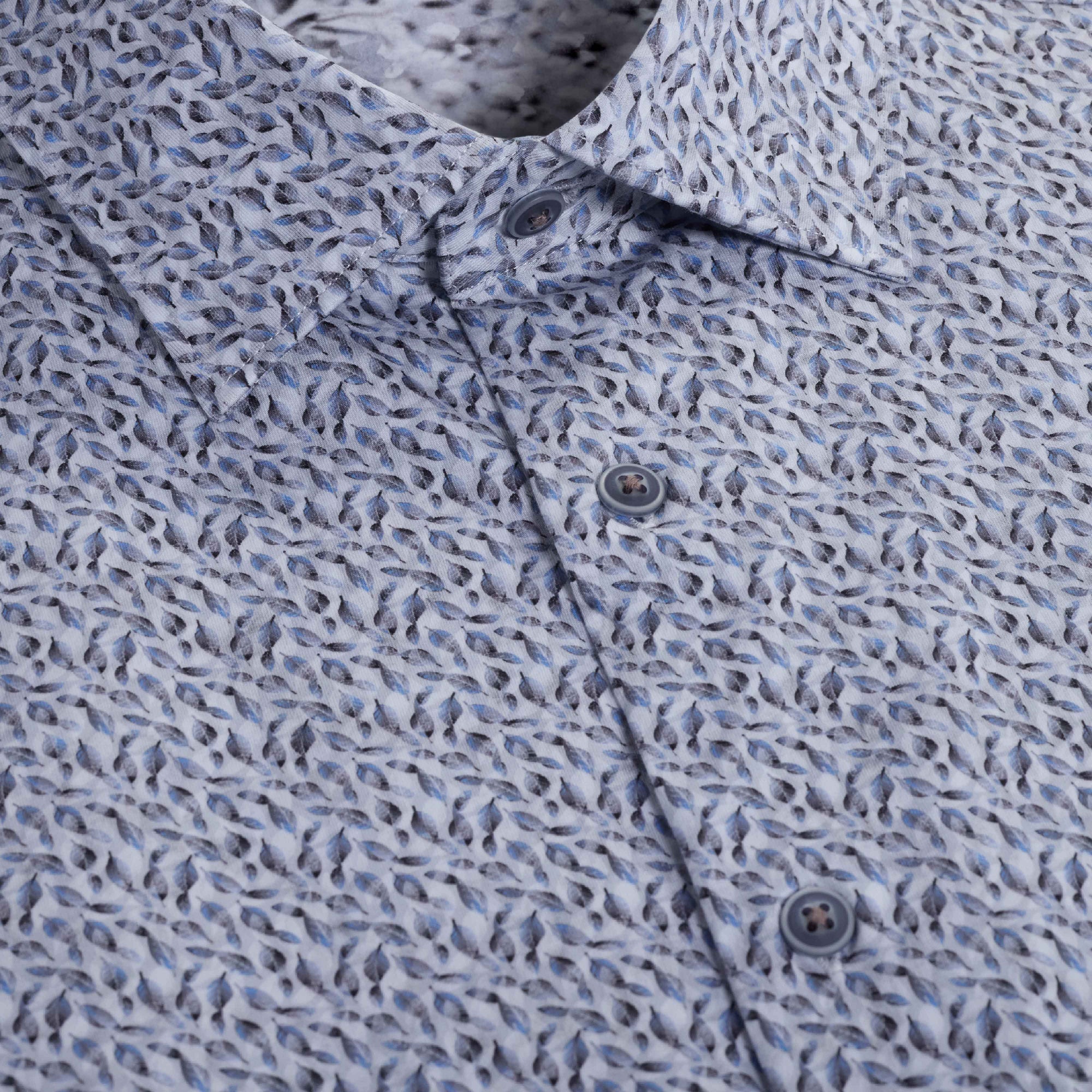 Jimmy Double-Sided Leaf Print OoohCotton Shirt