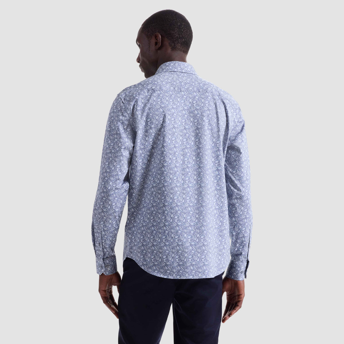 Jimmy Double-Sided Leaf Print & Geometric OoohCotton Shirt