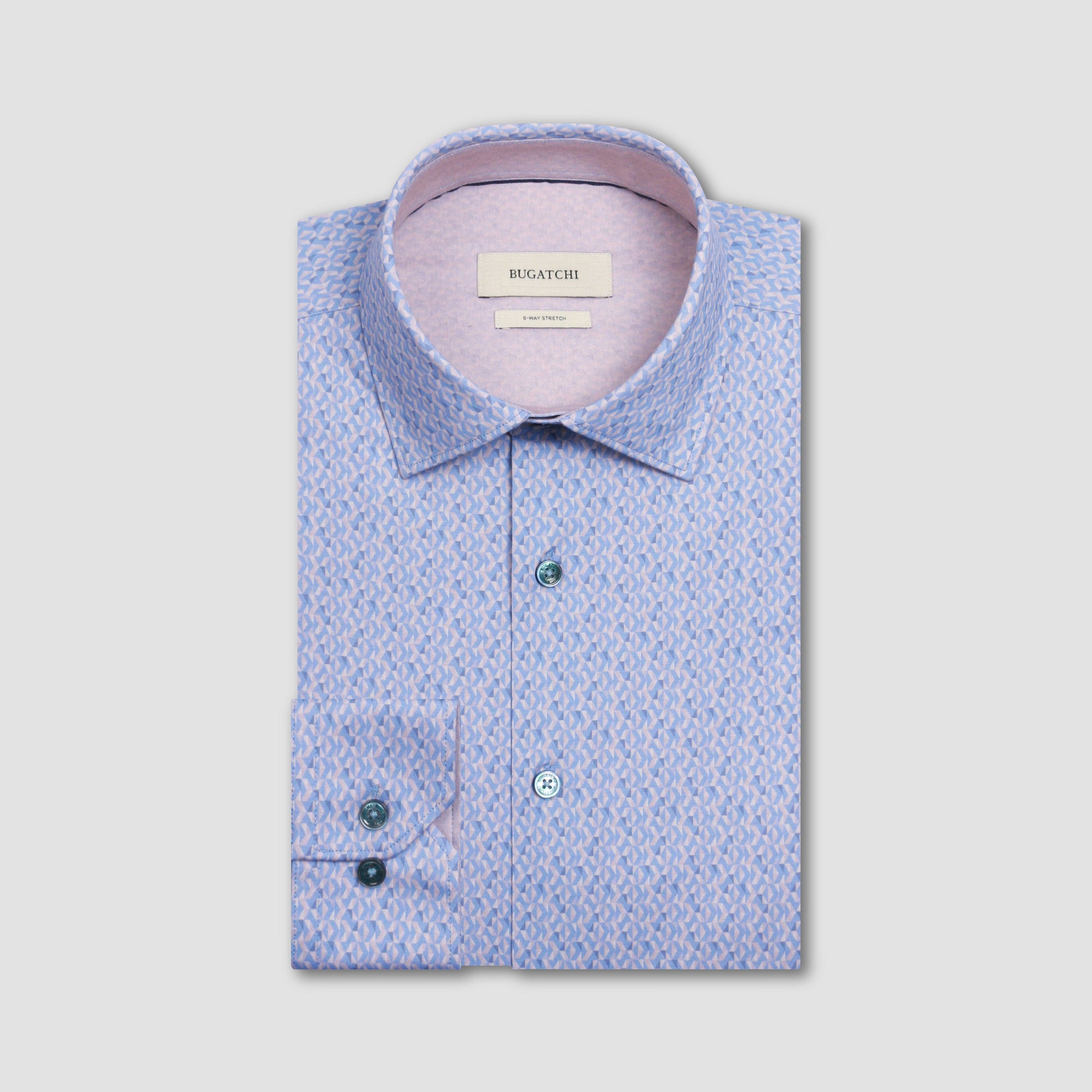 Jimmy Double-Sided Geometric & Solid OoohCotton Shirt