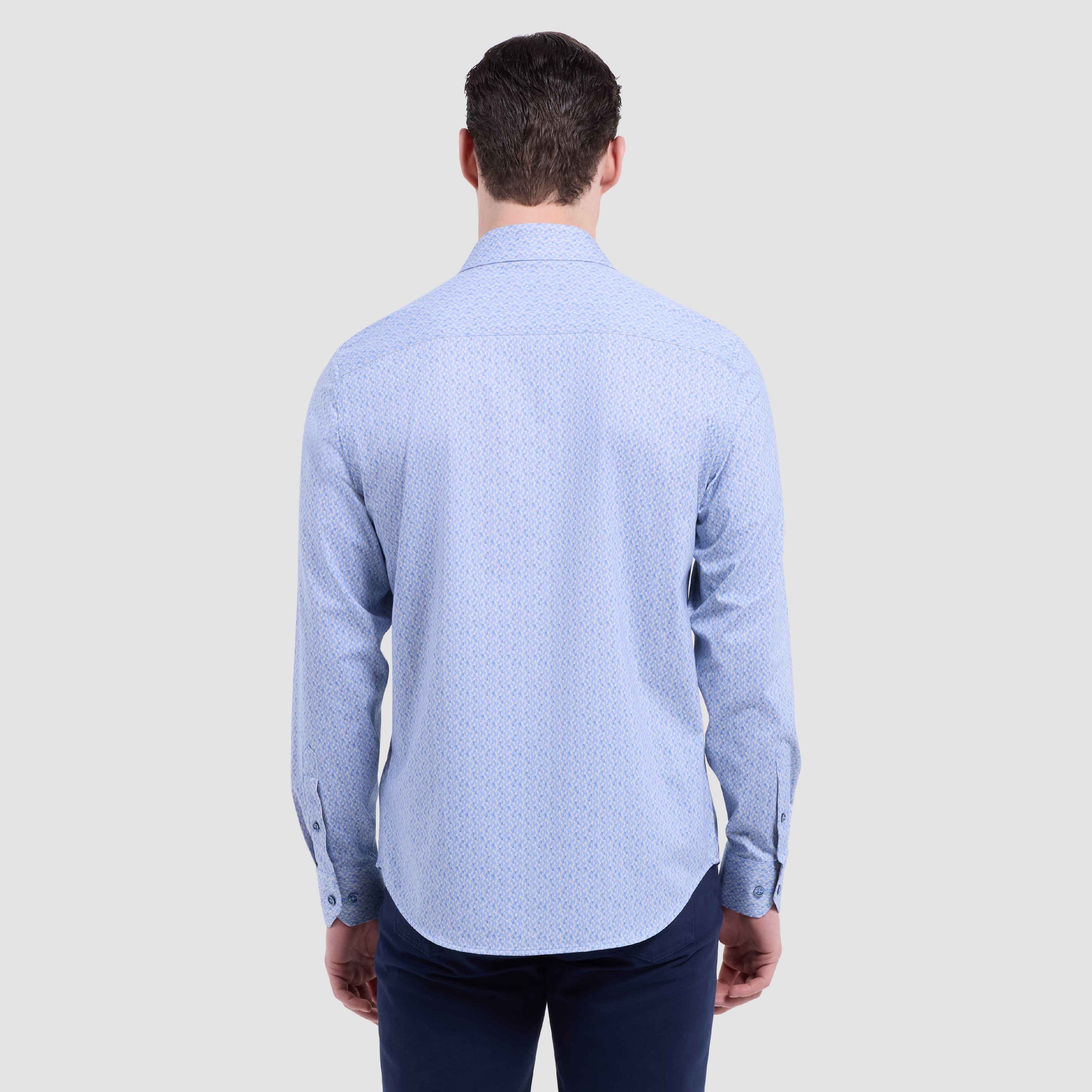 Jimmy Double-Sided Geometric & Solid OoohCotton Shirt