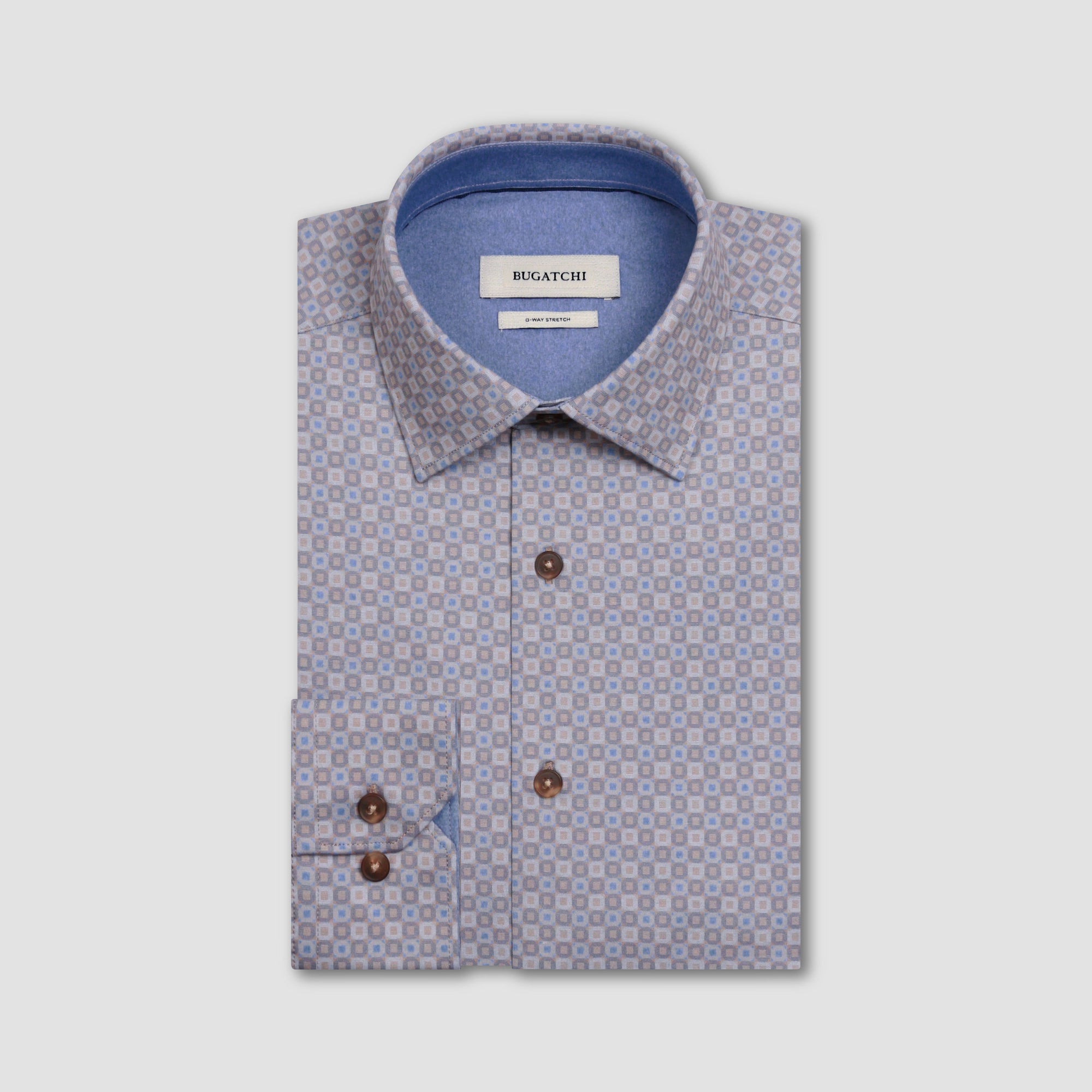 Jimmy Double-Sided Geometric & Solid OoohCotton Shirt
