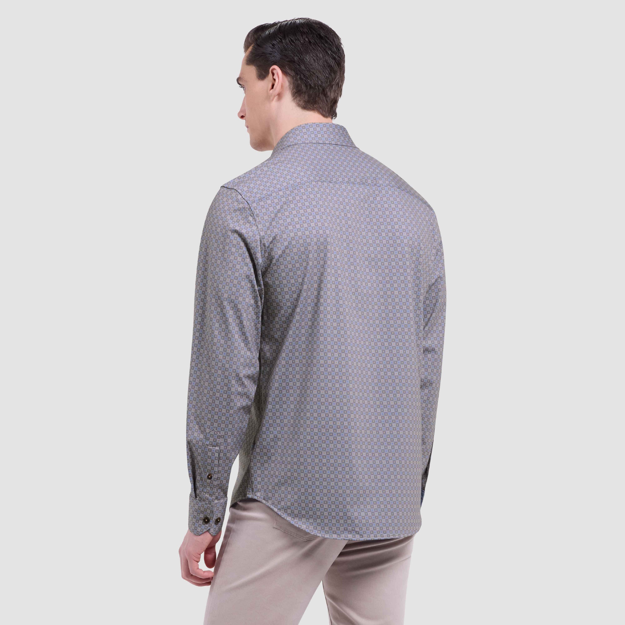 Jimmy Double-Sided Geometric & Solid OoohCotton Shirt