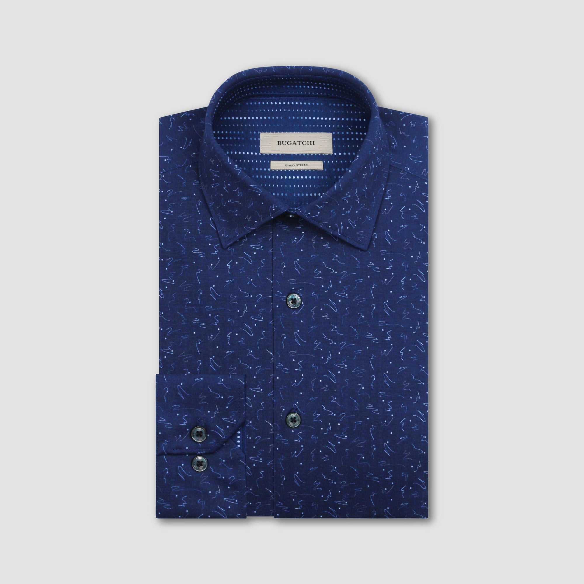 Jimmy Double-Sided Abstract & Dots OoohCotton Shirt