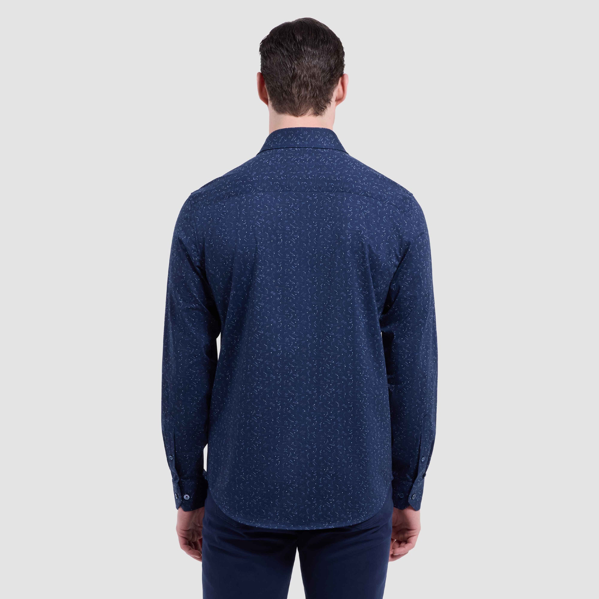 Jimmy Double-Sided Abstract & Dots OoohCotton Shirt