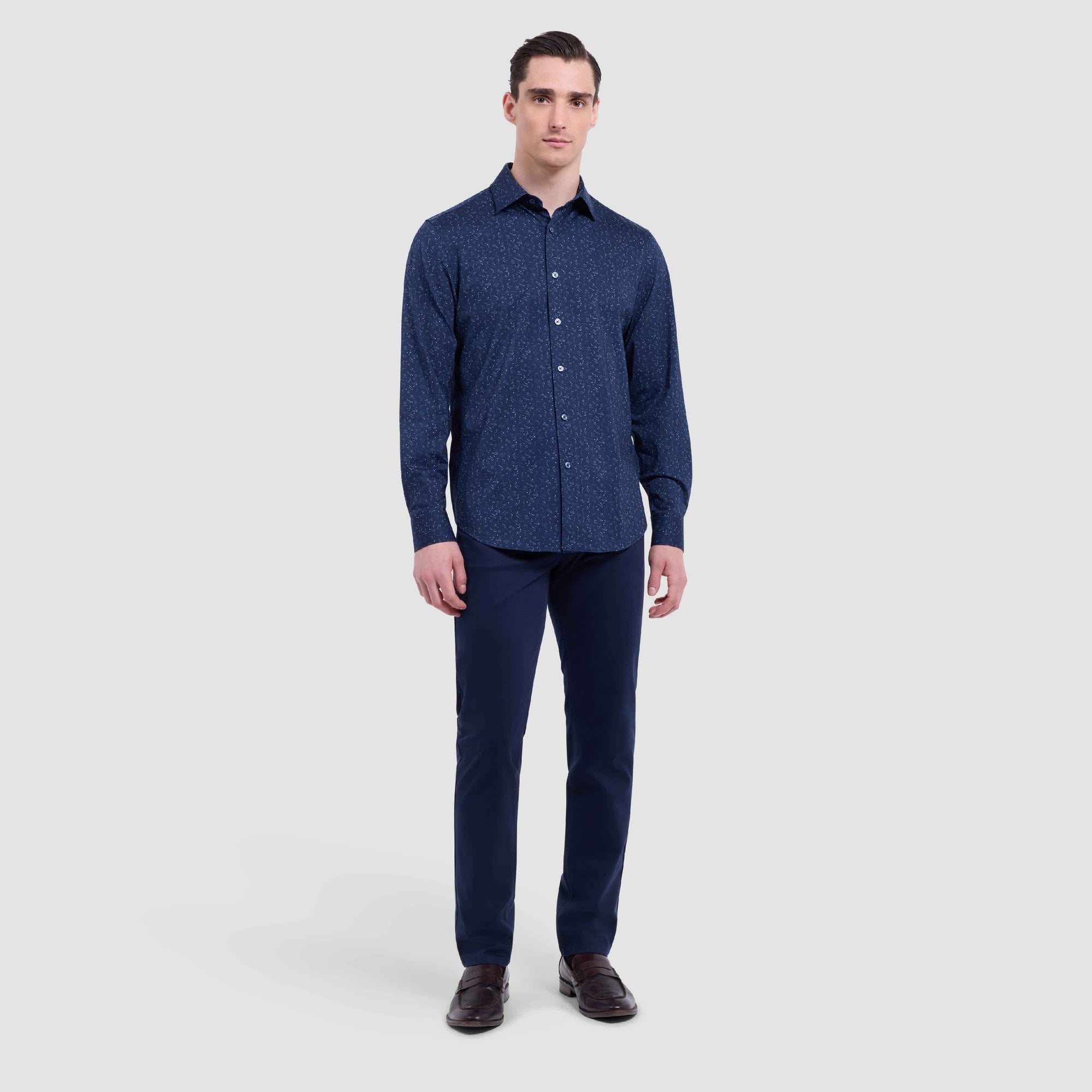 Jimmy Double-Sided Abstract & Dots OoohCotton Shirt