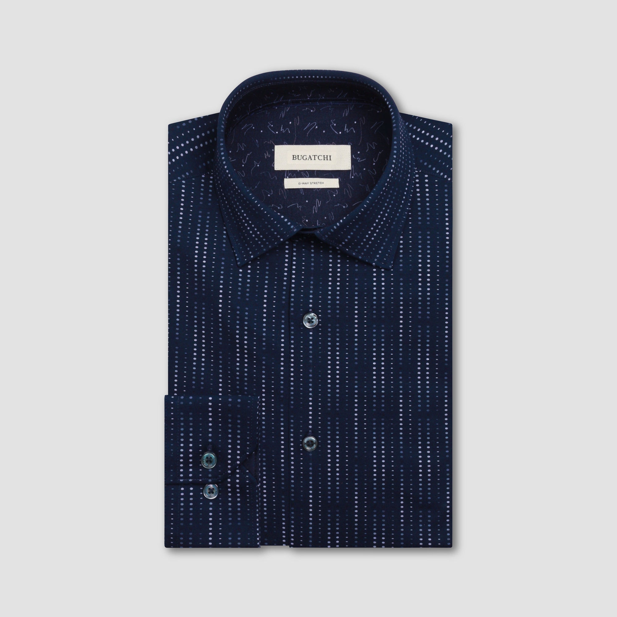 Jimmy Double-Sided Dots & Abstract OoohCotton Shirt