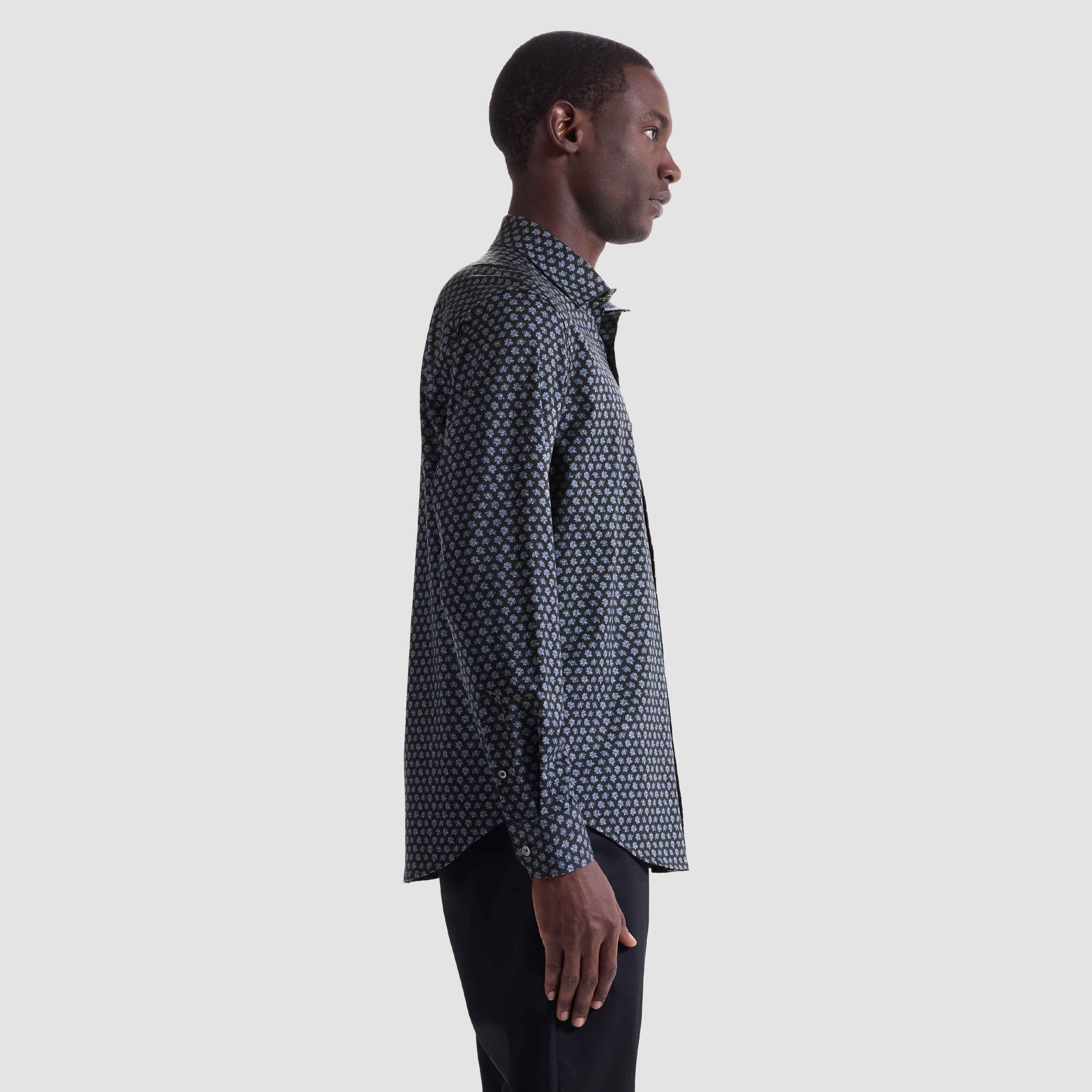 Jimmy Double-Sided Floral & Chevron OoohCotton Shirt