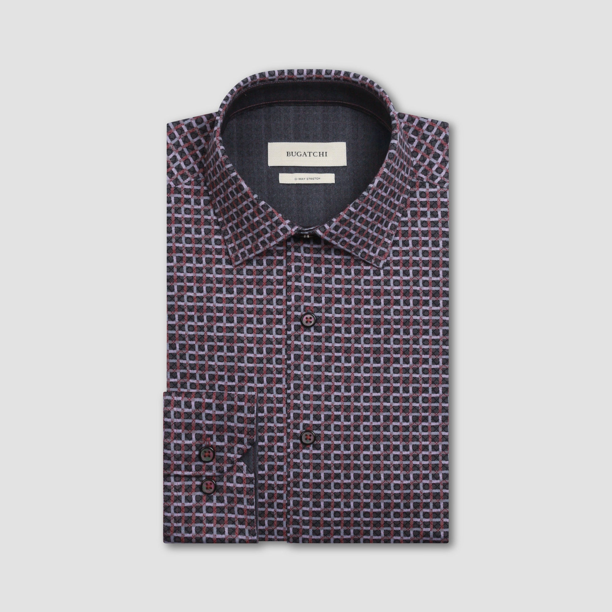 Jimmy Double-Sided Check & Solid OoohCotton Shirt