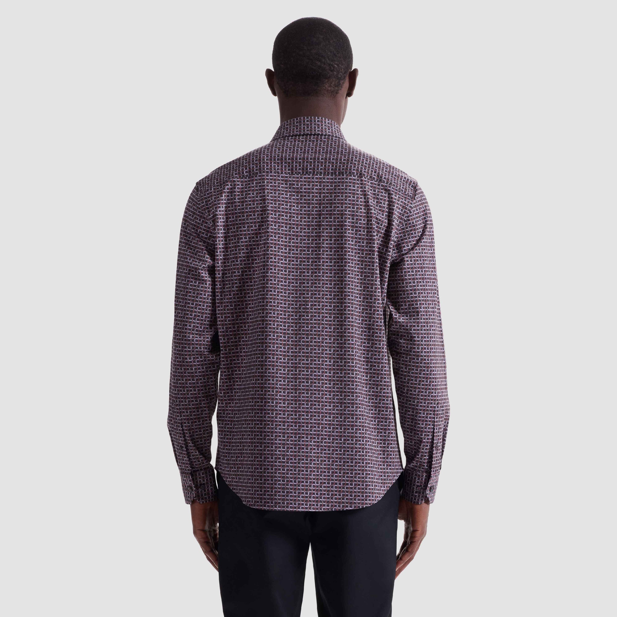 Jimmy Double-Sided Check & Solid OoohCotton Shirt