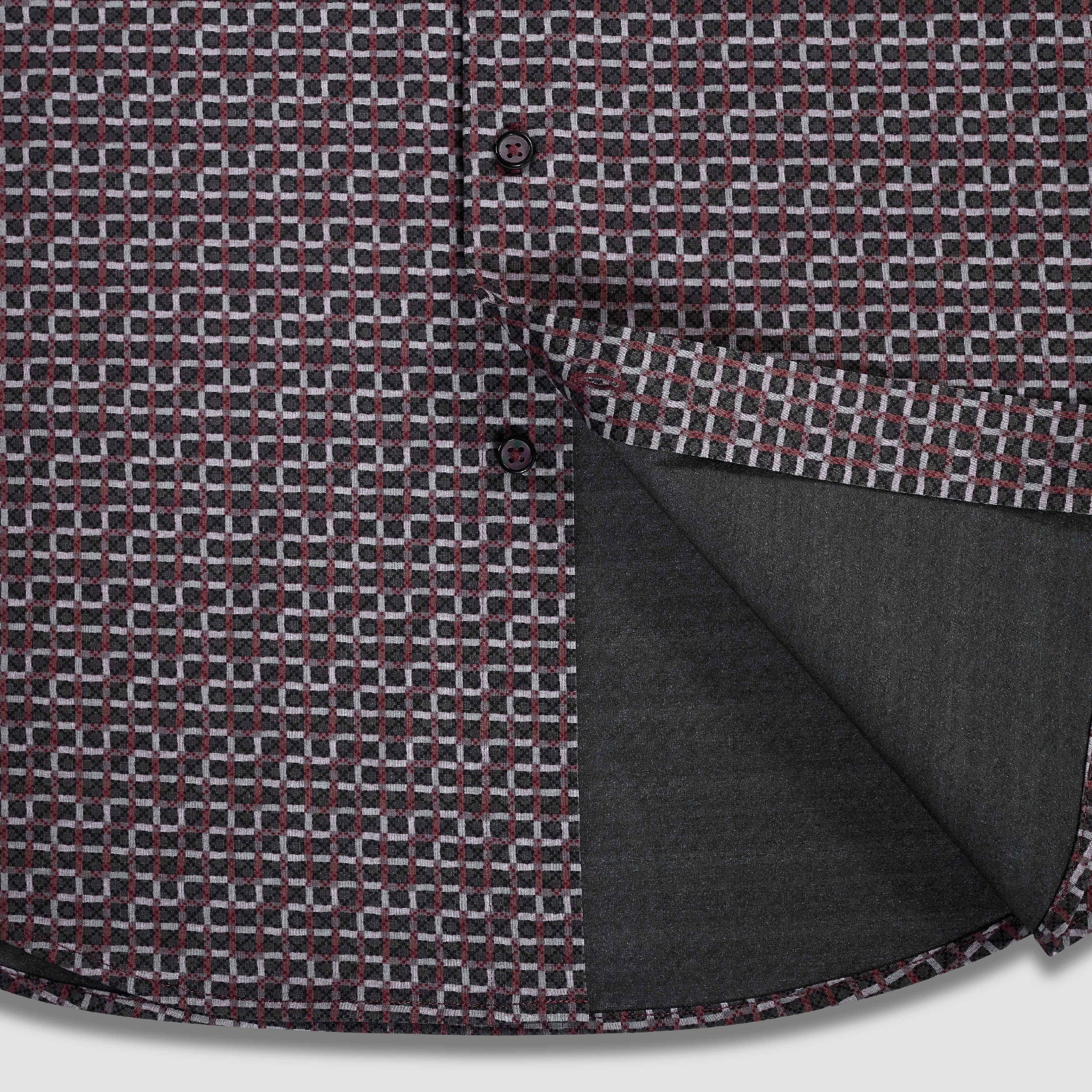 Jimmy Double-Sided Check & Solid OoohCotton Shirt