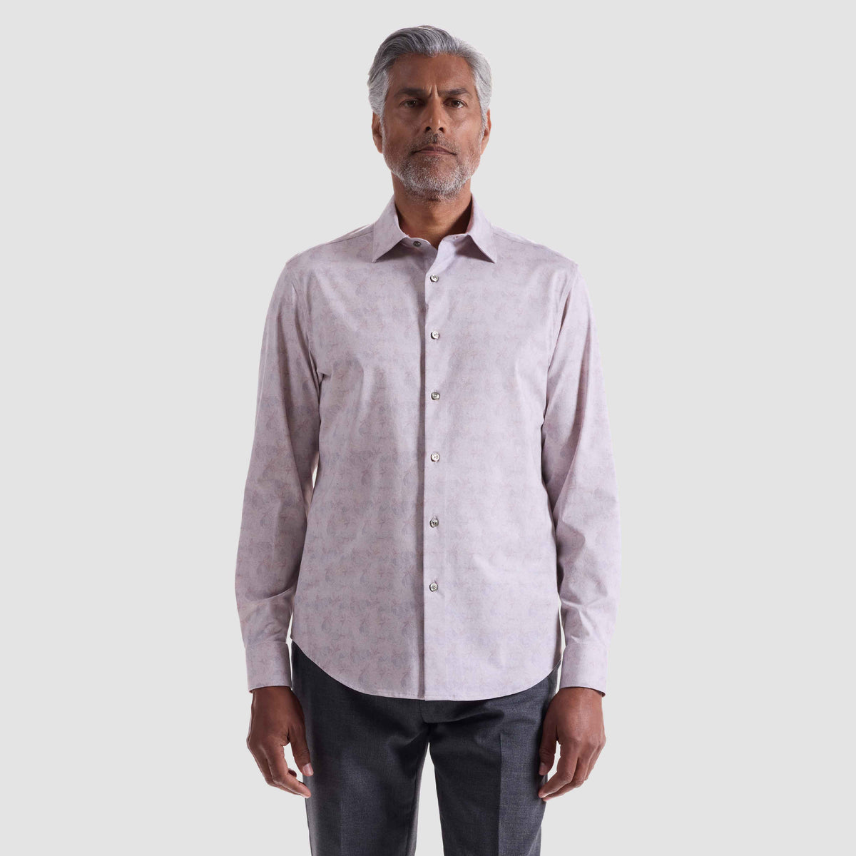 Jimmy Double-Sided Floral & Solid OoohCotton Shirt
