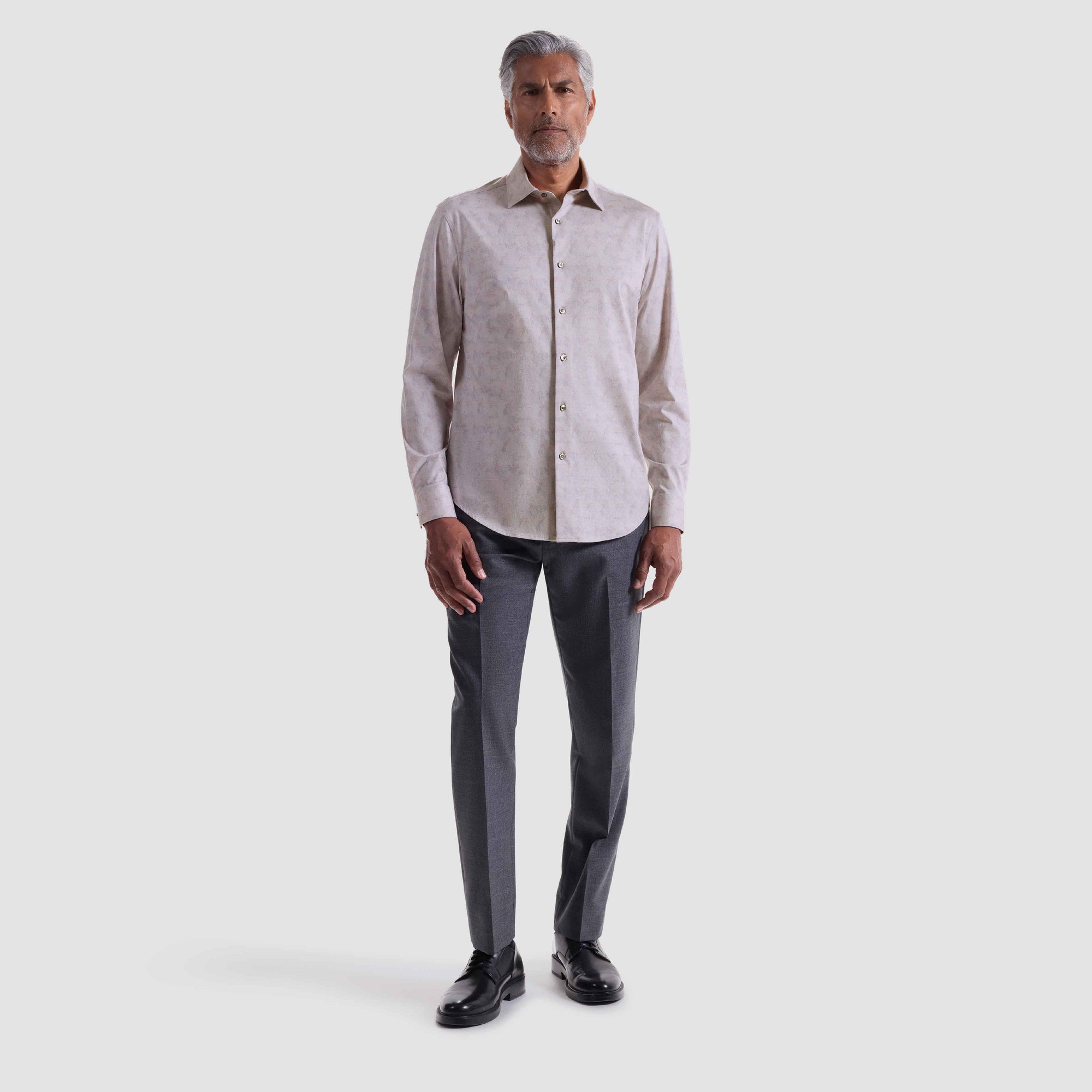 Jimmy Double-Sided Floral & Solid OoohCotton Shirt