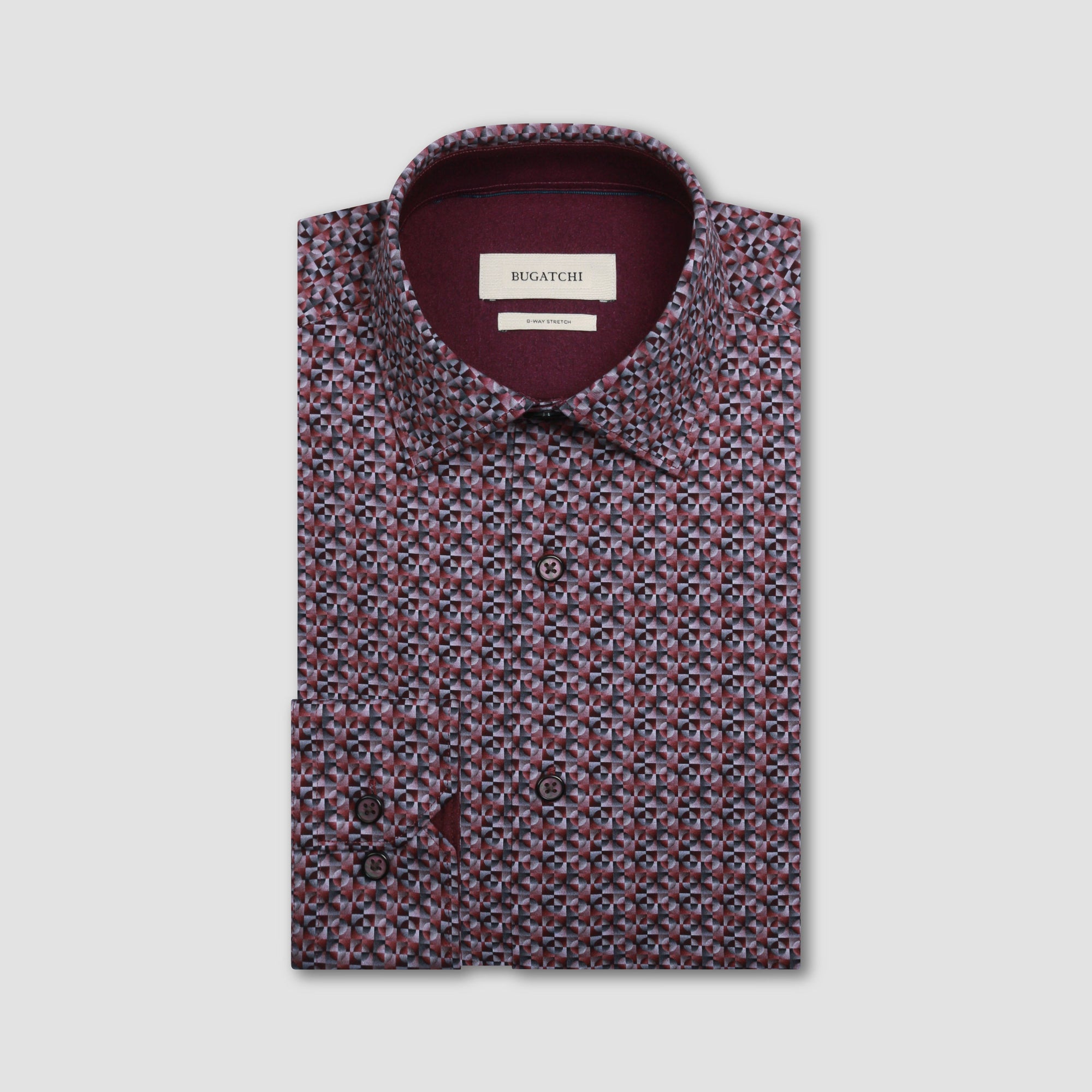 Jimmy Double-Sided Geometric & Solid OoohCotton Shirt