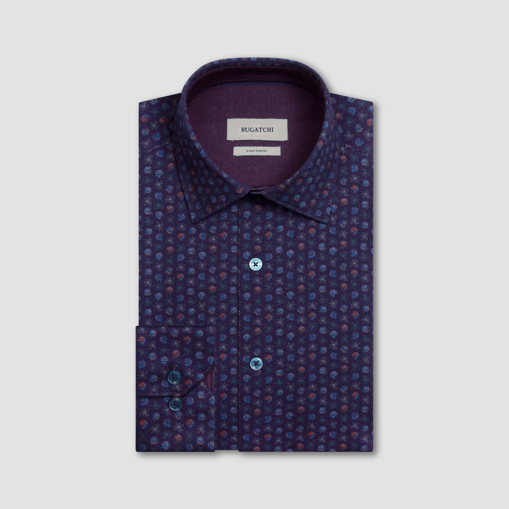 Jimmy Double-Sided Floral & Solid OoohCotton Shirt