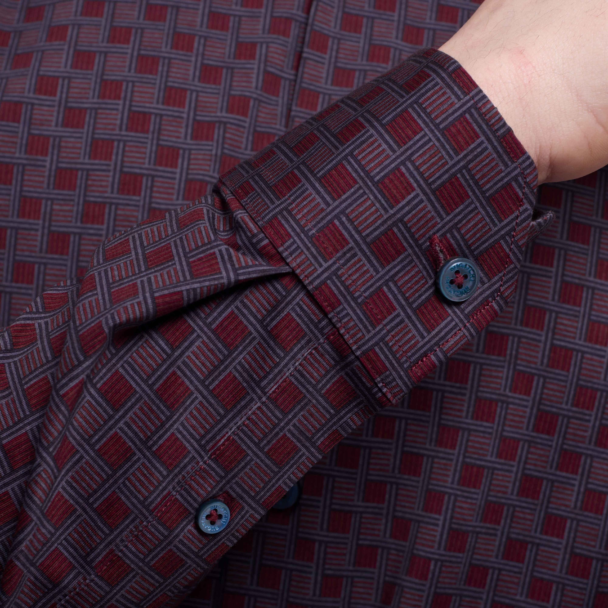 Jimmy Double-Sided Check & Geometric OoohCotton Shirt